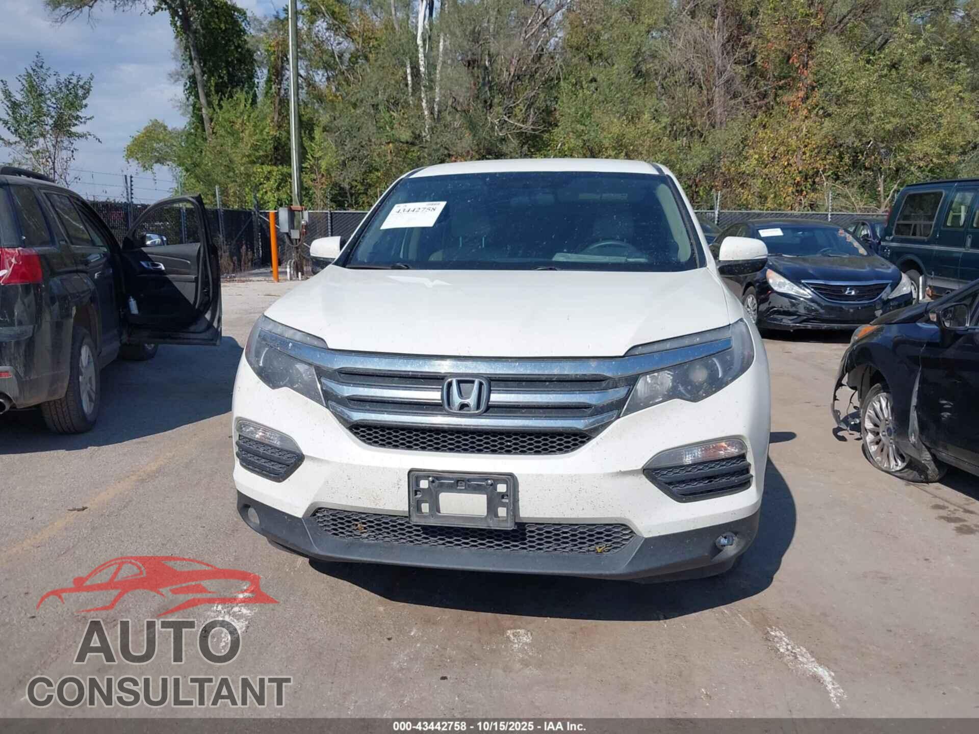 HONDA PILOT 2018 - 5FNYF5H37JB026045