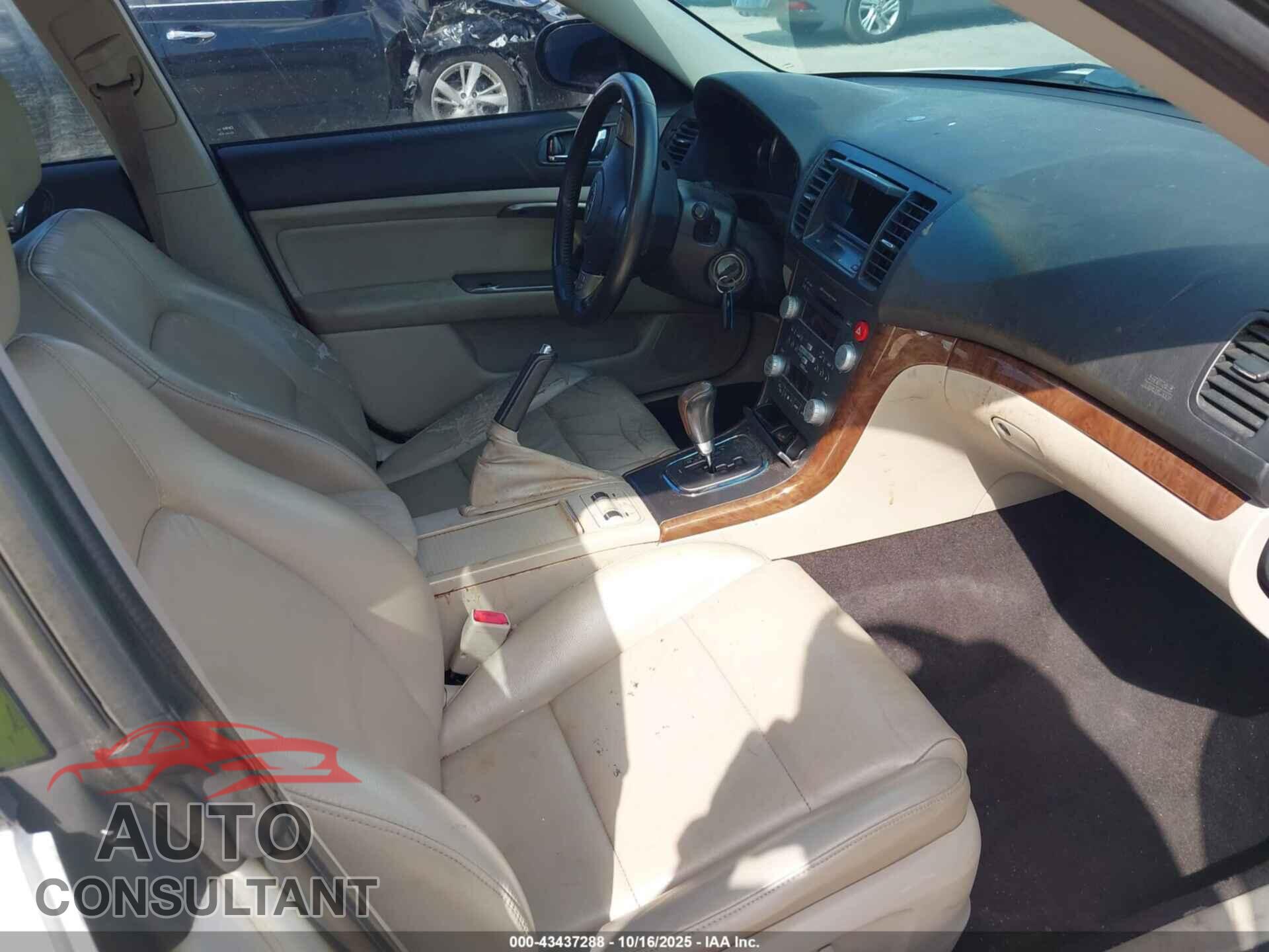 SUBARU LEGACY 2009 - 4S3BL626597220050