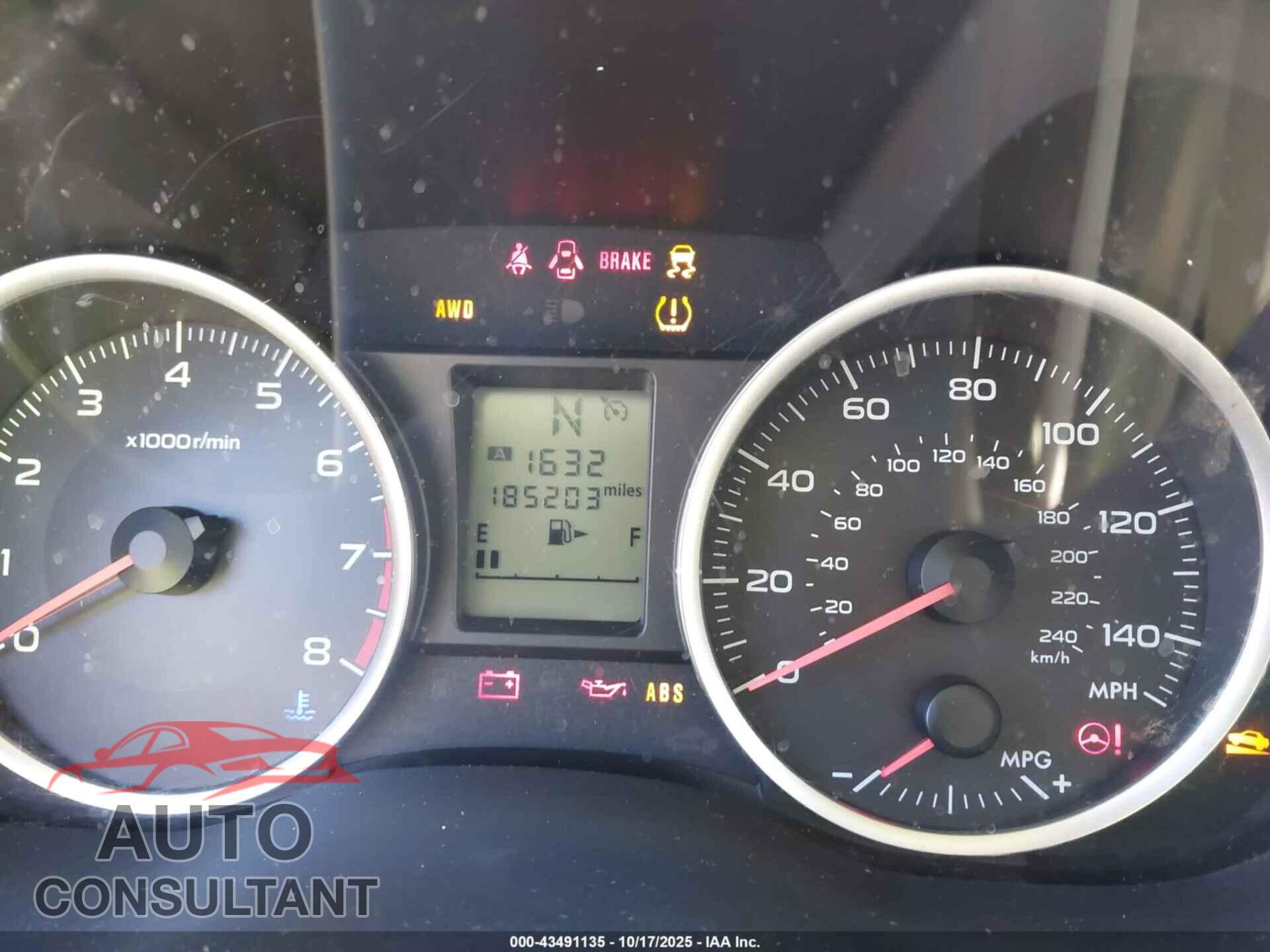SUBARU XV CROSSTREK 2013 - JF2GPAVC3D2854270