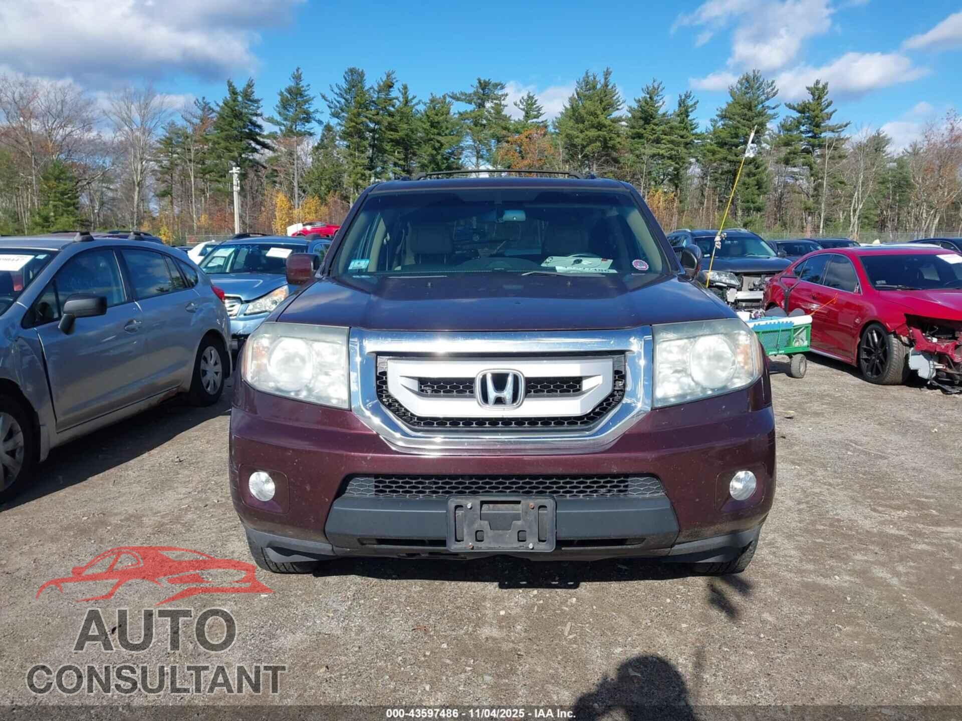 HONDA PILOT 2011 - 5FNYF4H76BB065482
