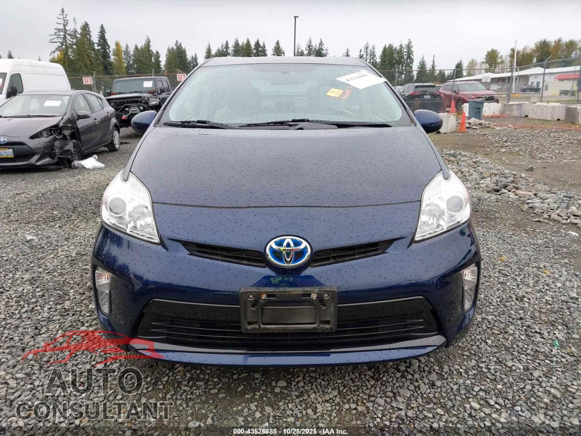 TOYOTA PRIUS 2012 - JTDKN3DU3C1507448