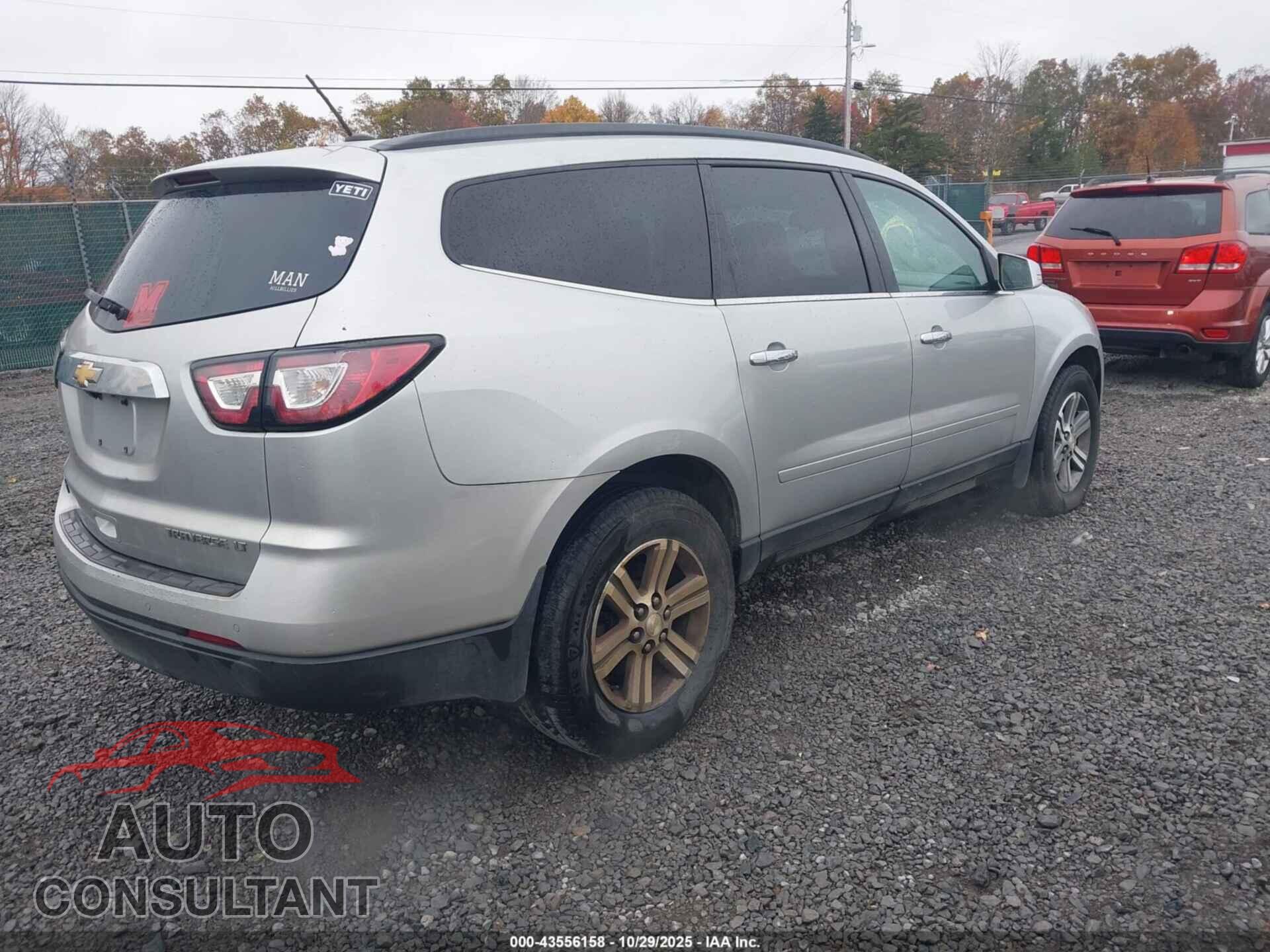 CHEVROLET TRAVERSE 2015 - 1GNKVHKD7FJ350082