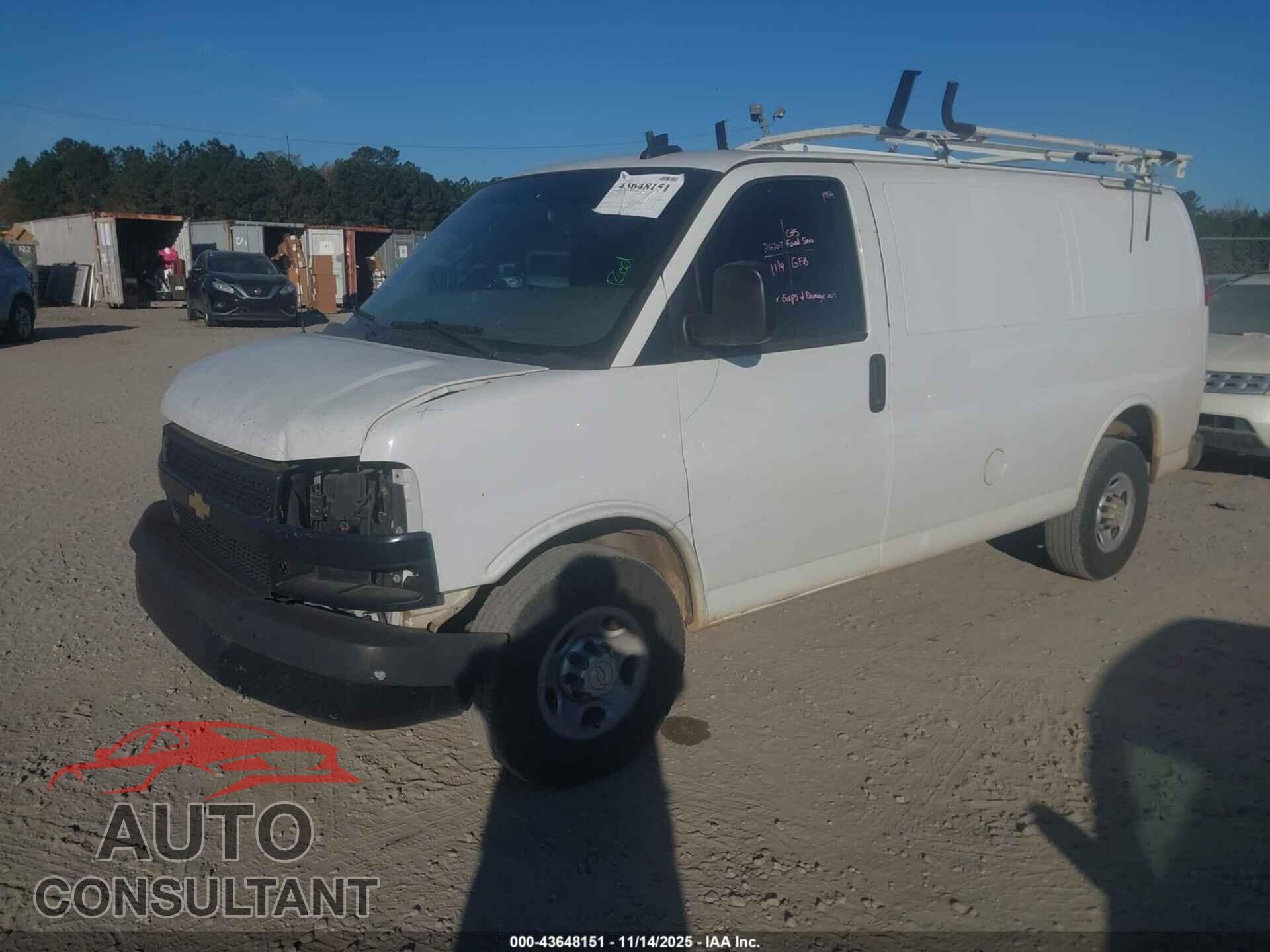 CHEVROLET EXPRESS 2500 2018 - 1GCWGAFPXJ1310779