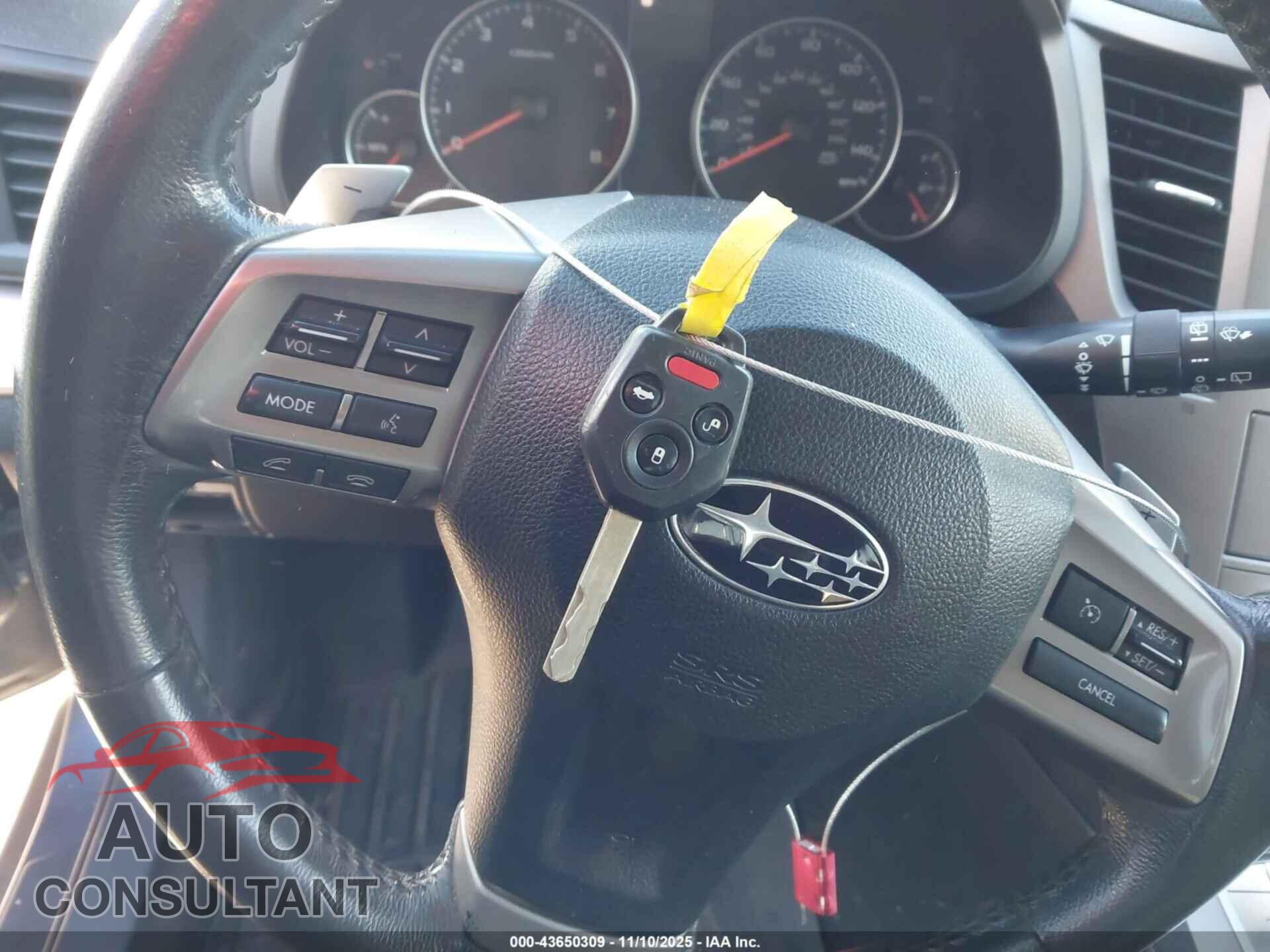 SUBARU OUTBACK 2013 - 4S4BRCCC2D3204658
