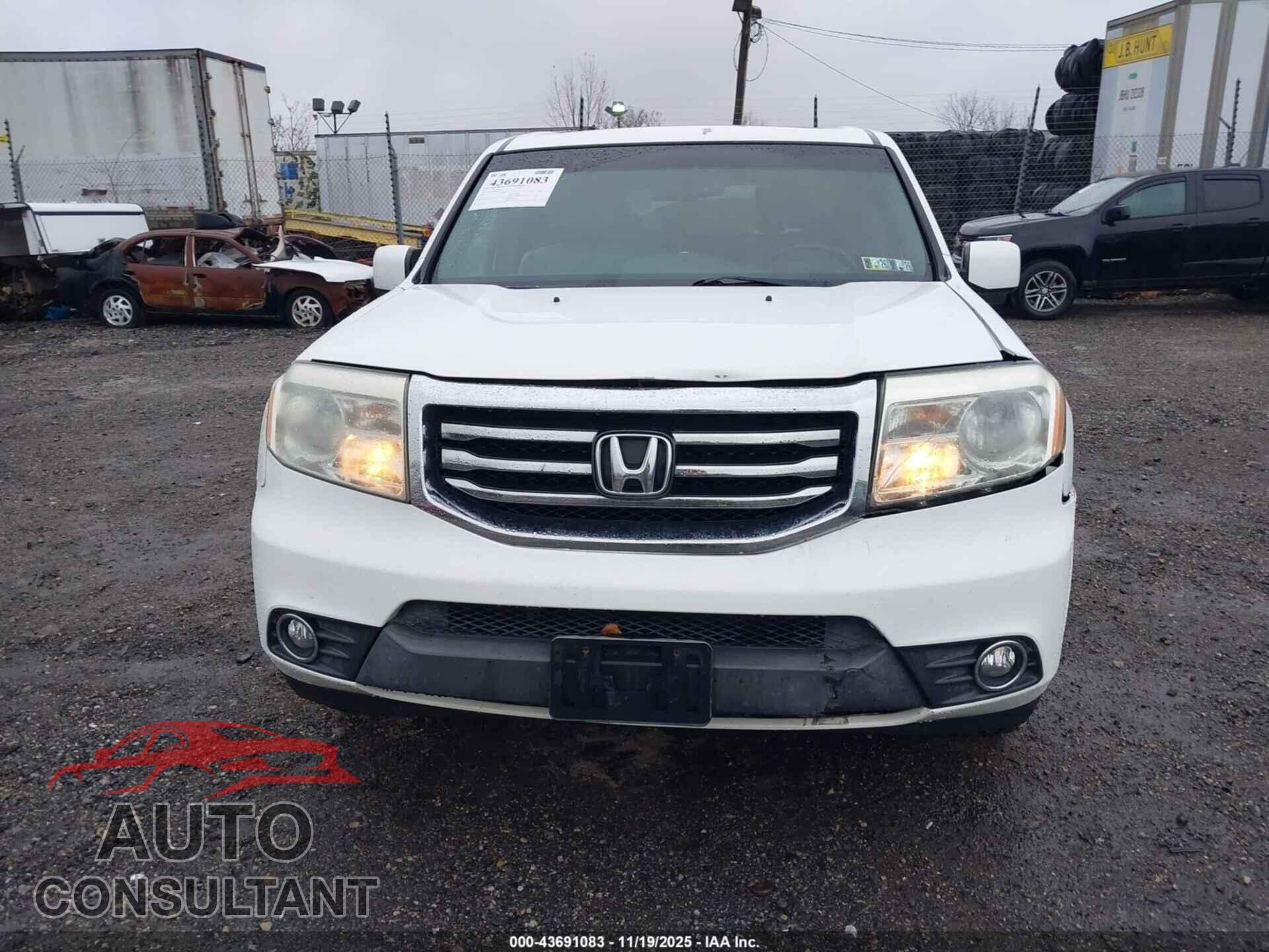 HONDA PILOT 2012 - 5FNYF4H58CB056587