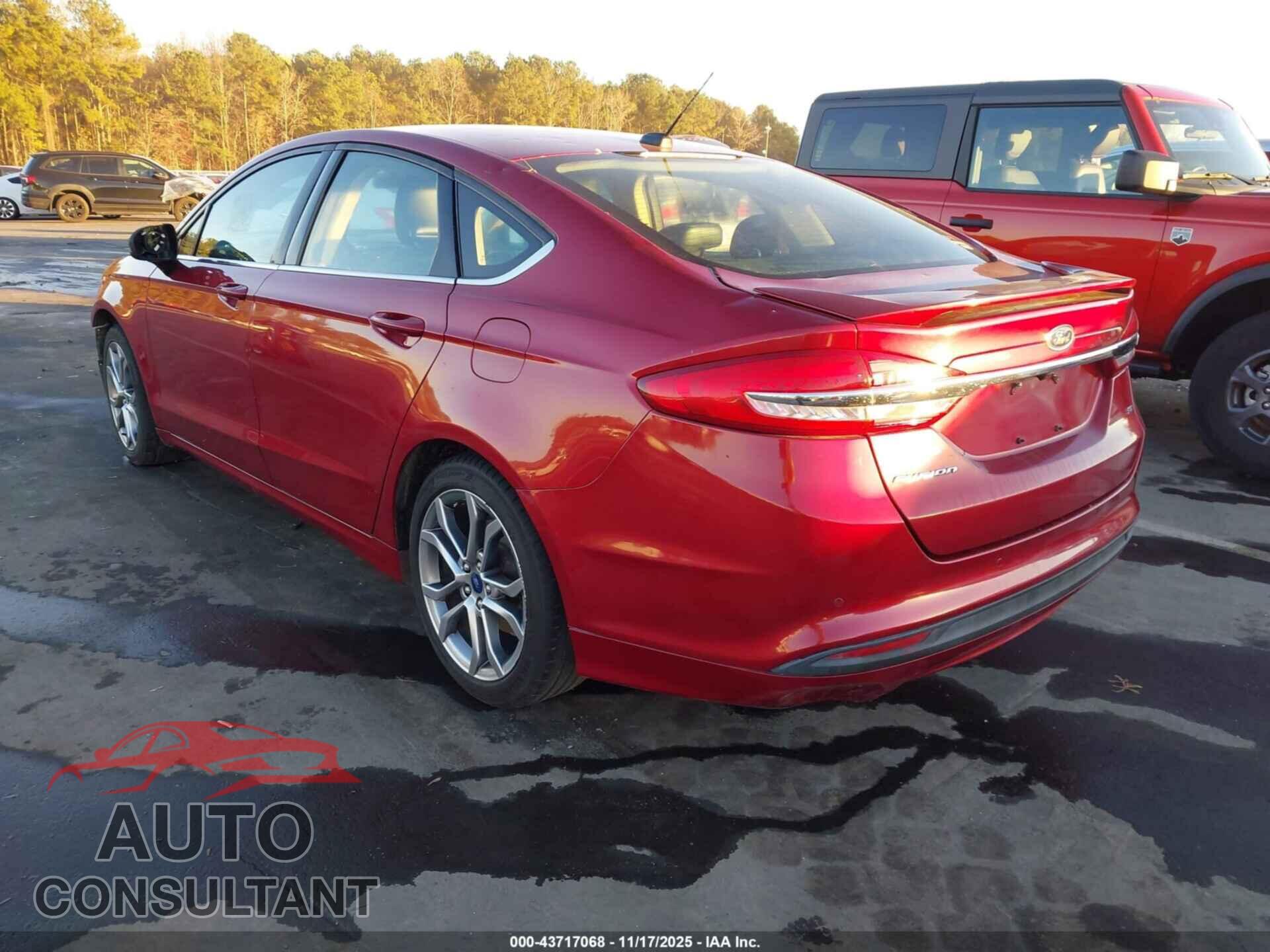 FORD FUSION 2017 - 3FA6P0H70HR198703