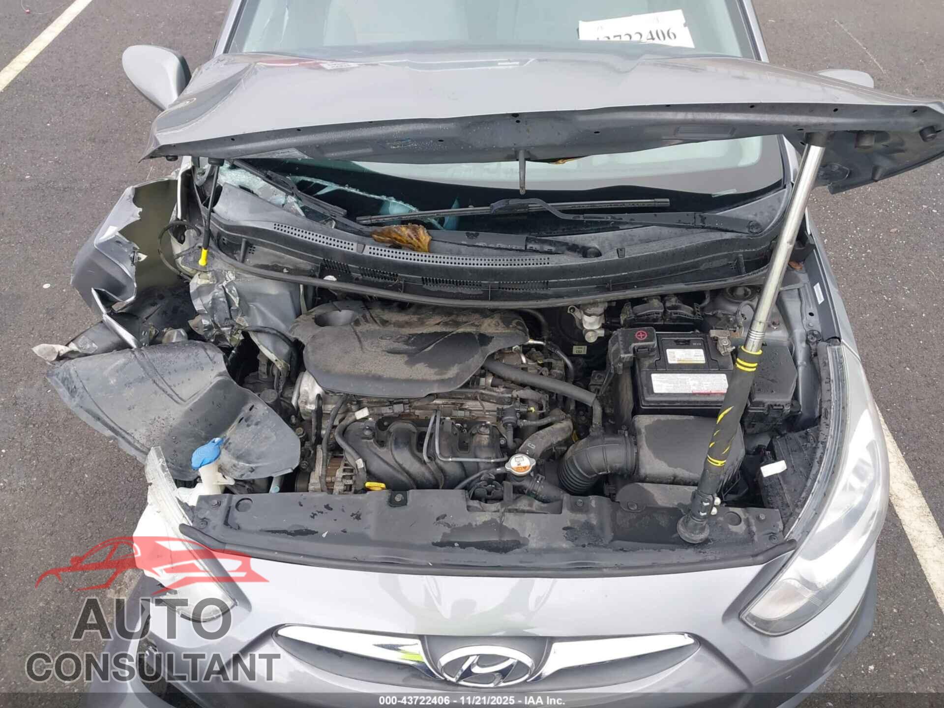 HYUNDAI ACCENT 2013 - KMHCT4AE3DU531256
