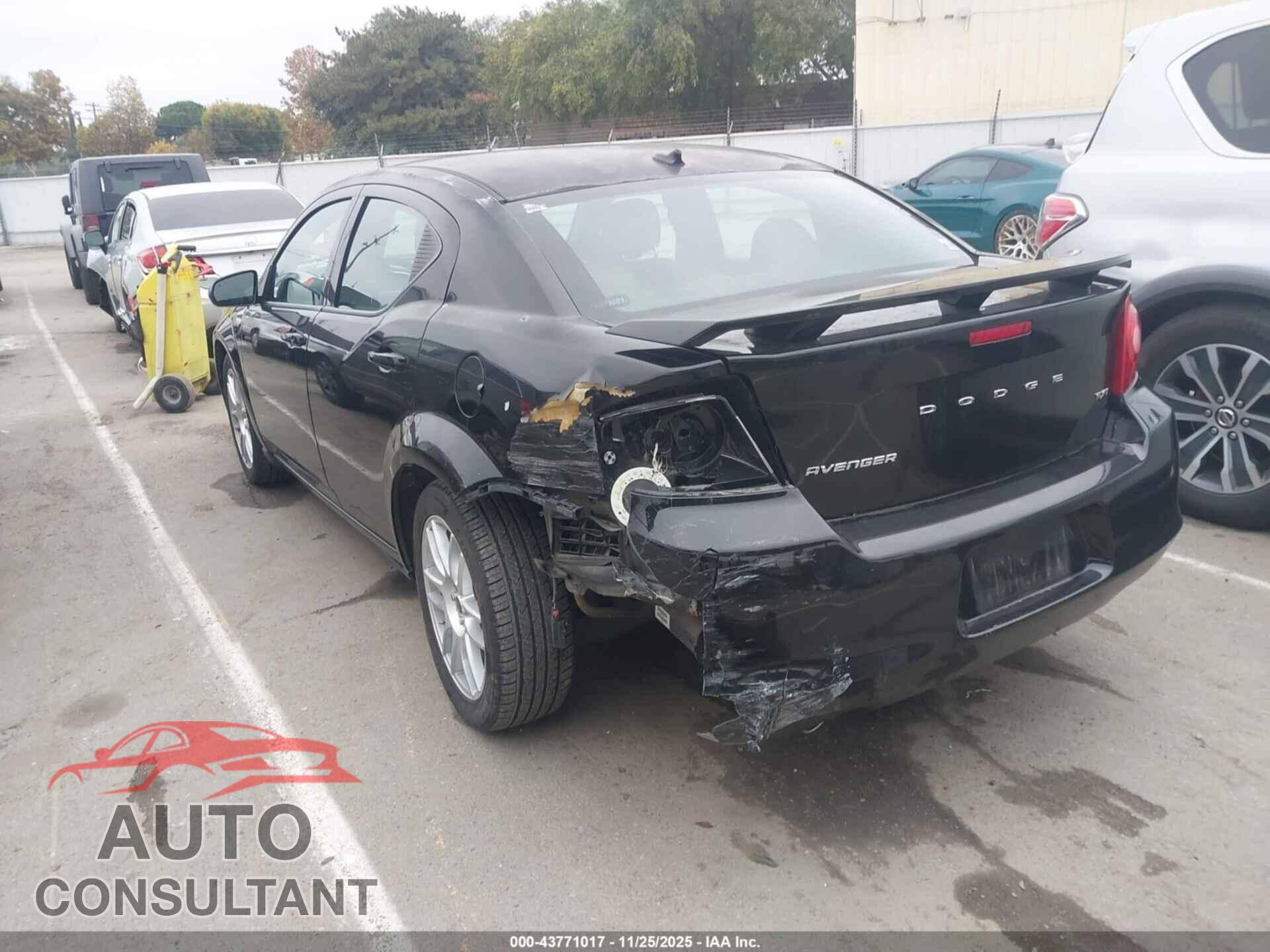 DODGE AVENGER 2013 - 1C3CDZCGXDN757340