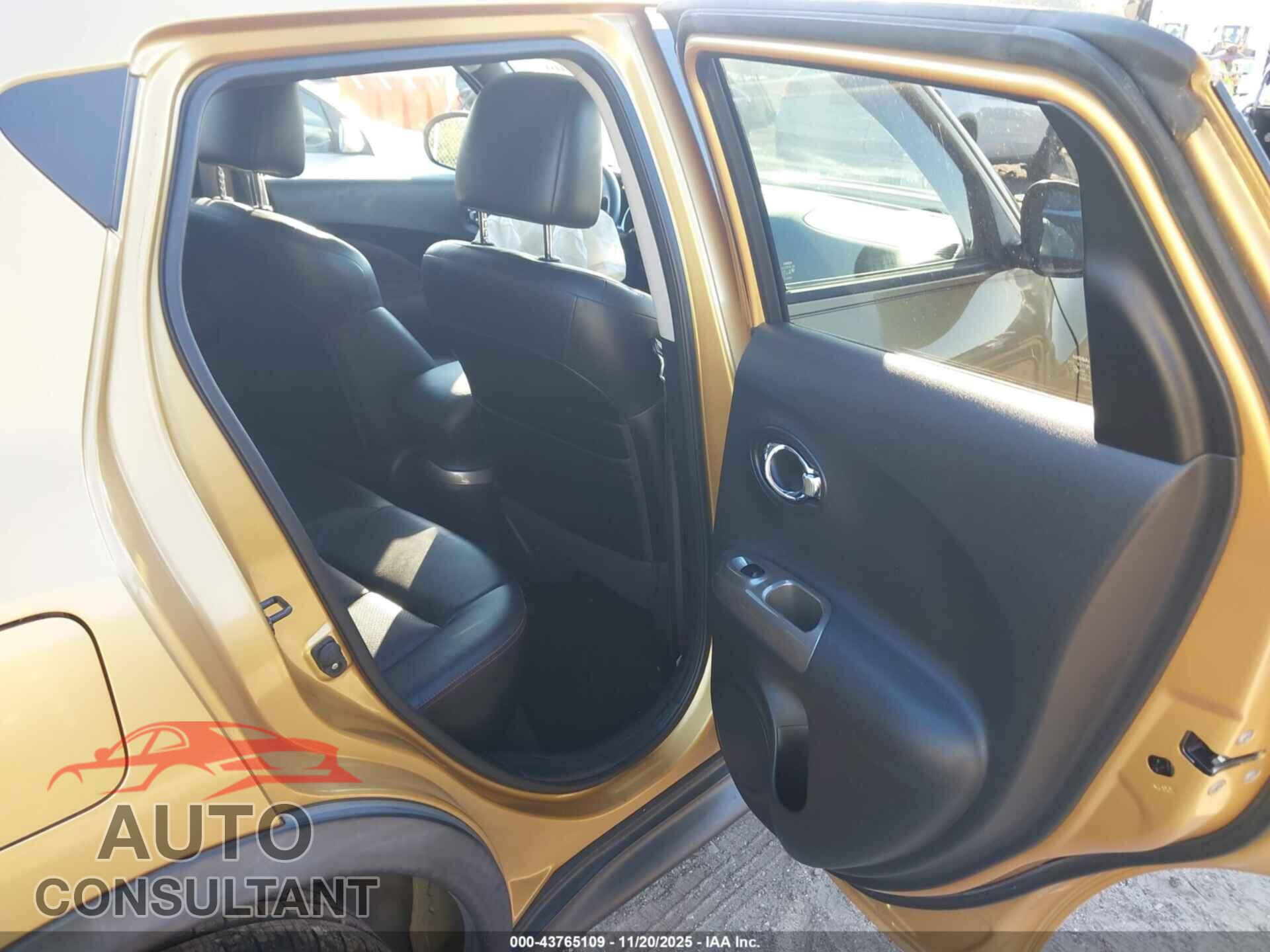 NISSAN JUKE 2013 - JN8AF5MR1DT203268