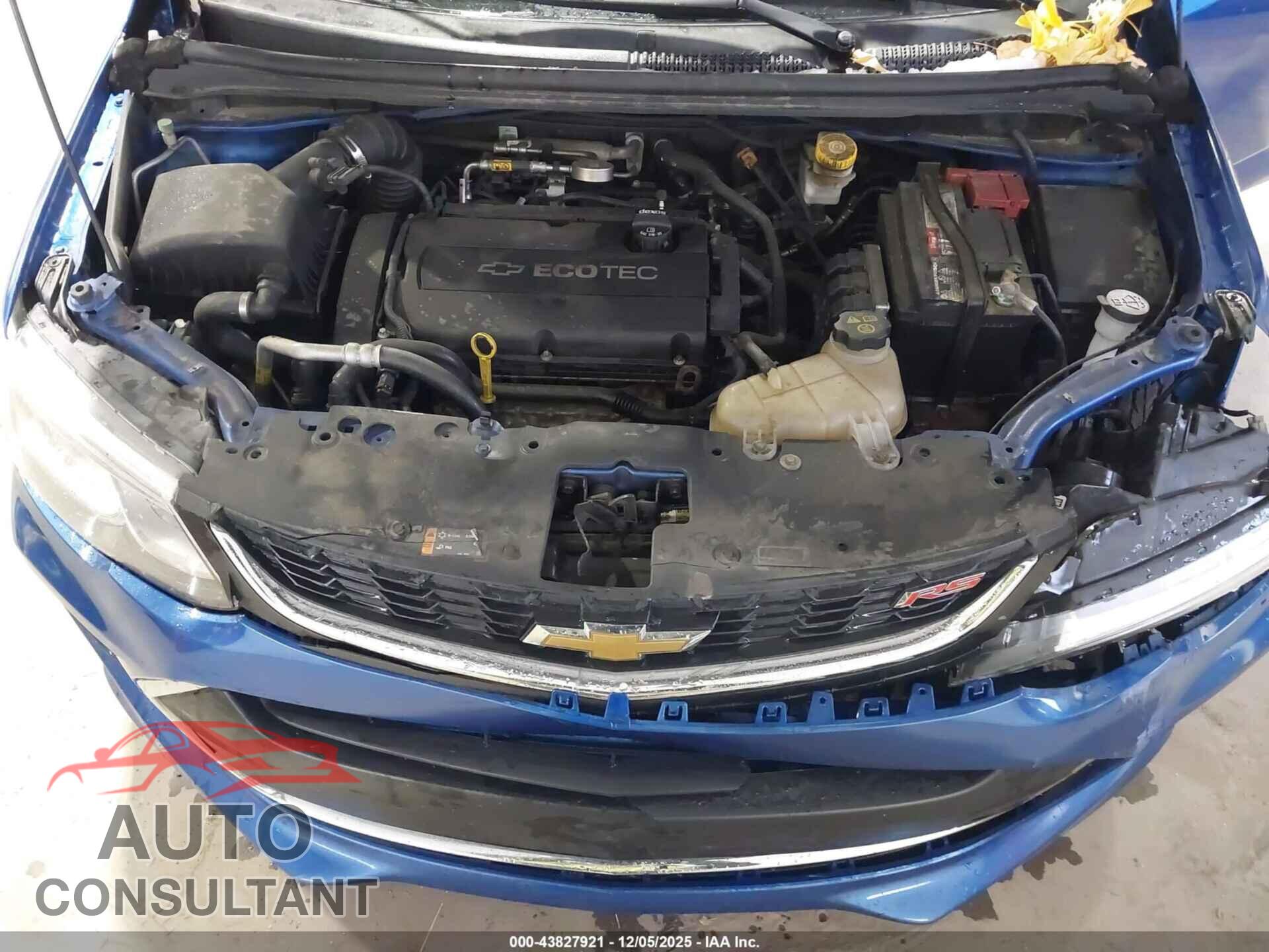 CHEVROLET SONIC 2017 - 1G1JD6SG5H4103515