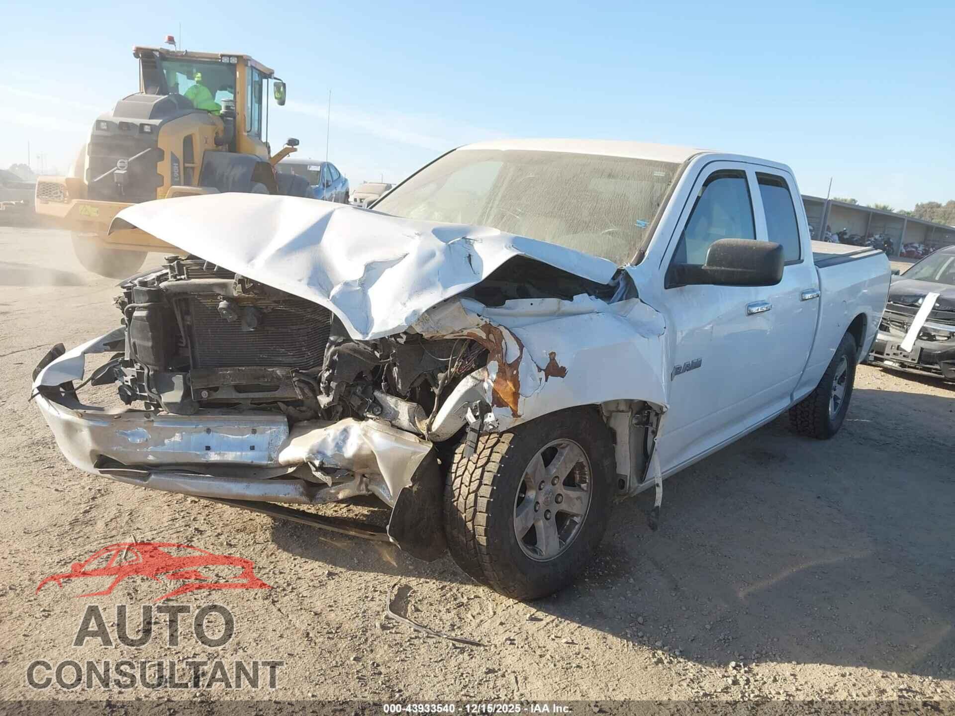 DODGE RAM 1500 2010 - 1D7RB1GT7AS121871