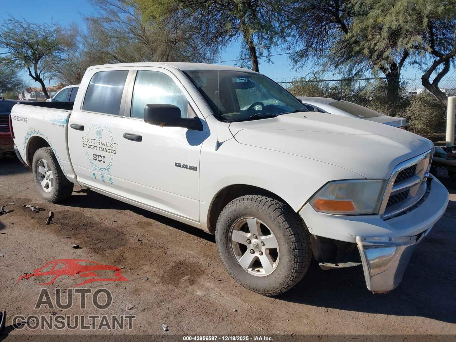 DODGE RAM 1500 2009 - 1D3HB13P79S717242