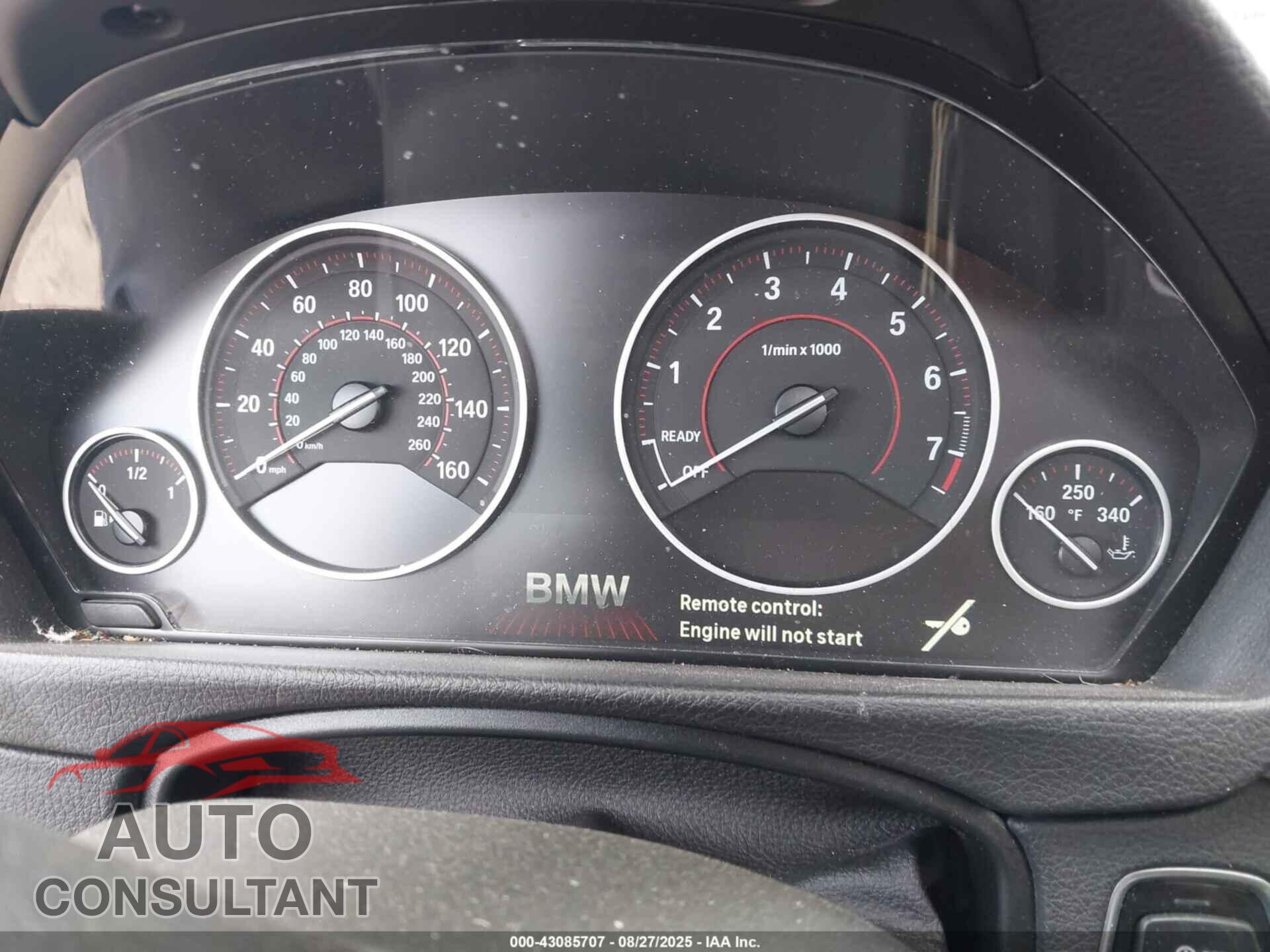 BMW 328I 2016 - WBA8E3G56GNU02042