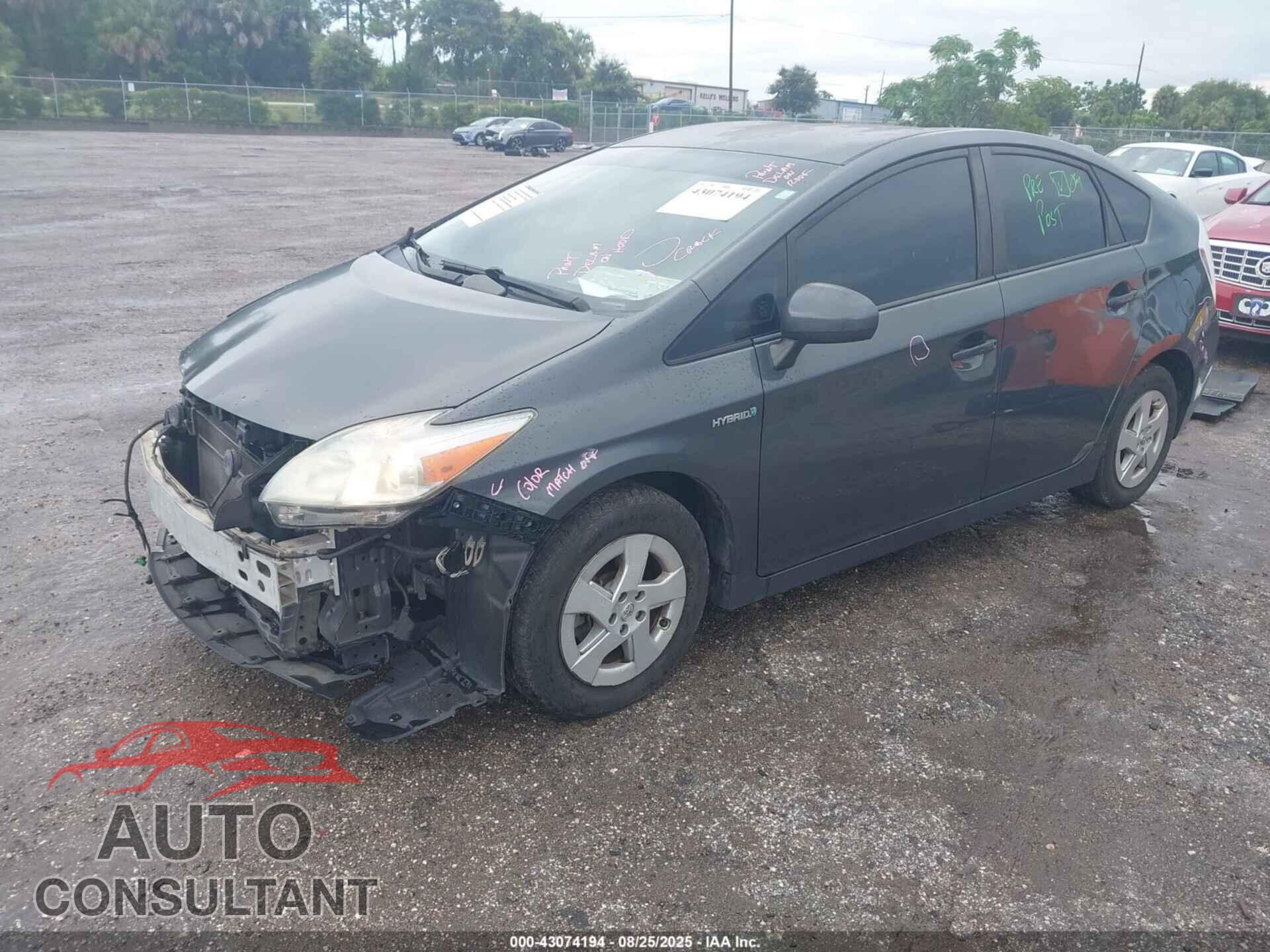 TOYOTA PRIUS 2010 - JTDKN3DU7A0076678