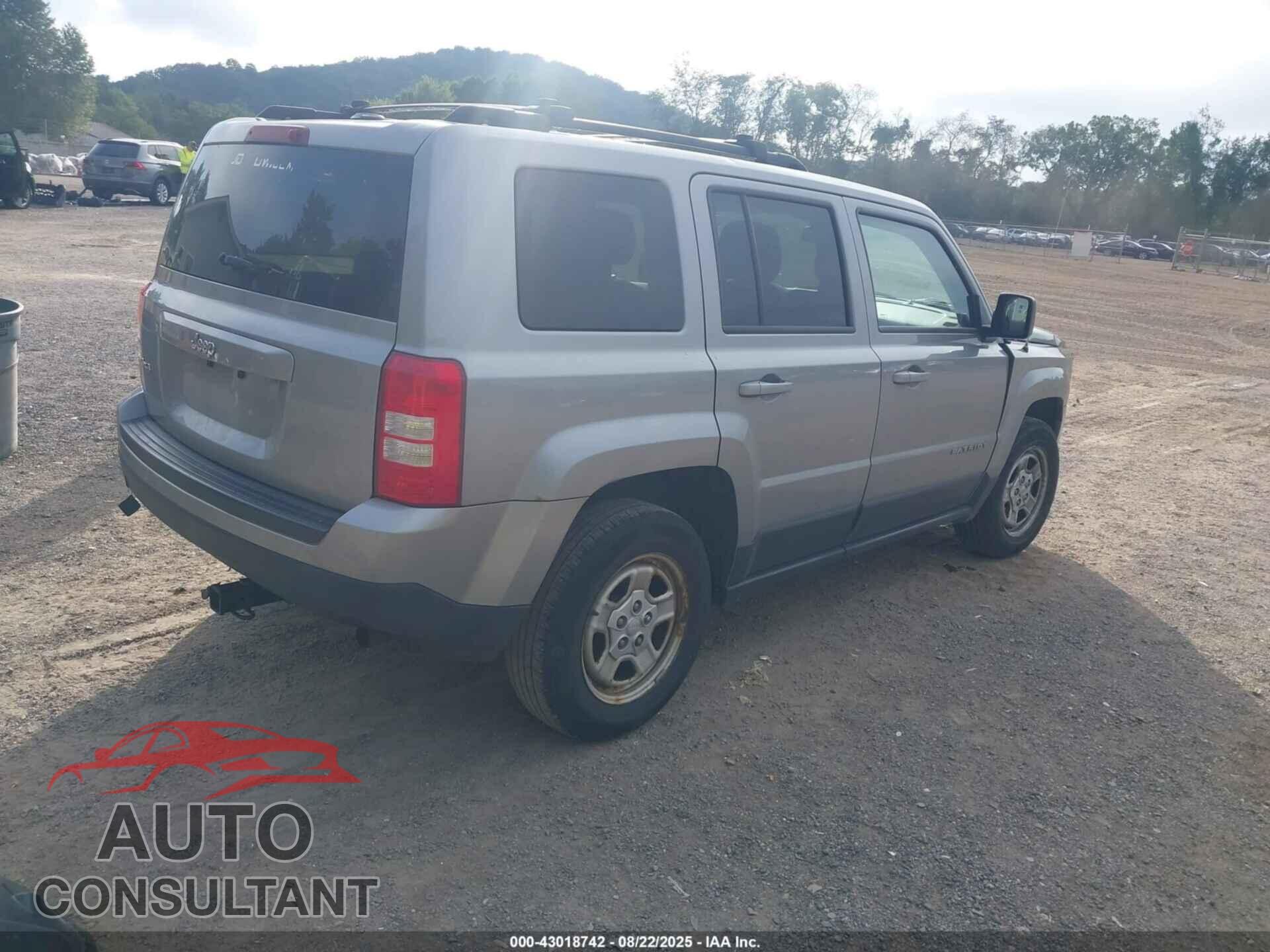 JEEP PATRIOT 2017 - 1C4NJRBB5HD195491
