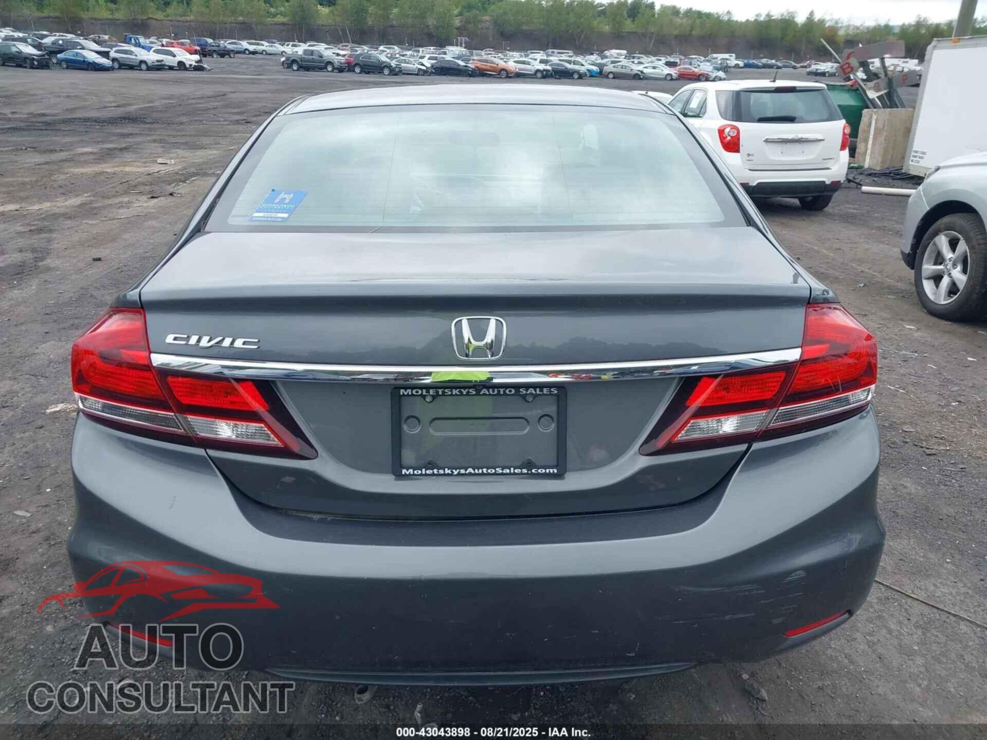 HONDA CIVIC 2013 - 19XFB2F59DE219152