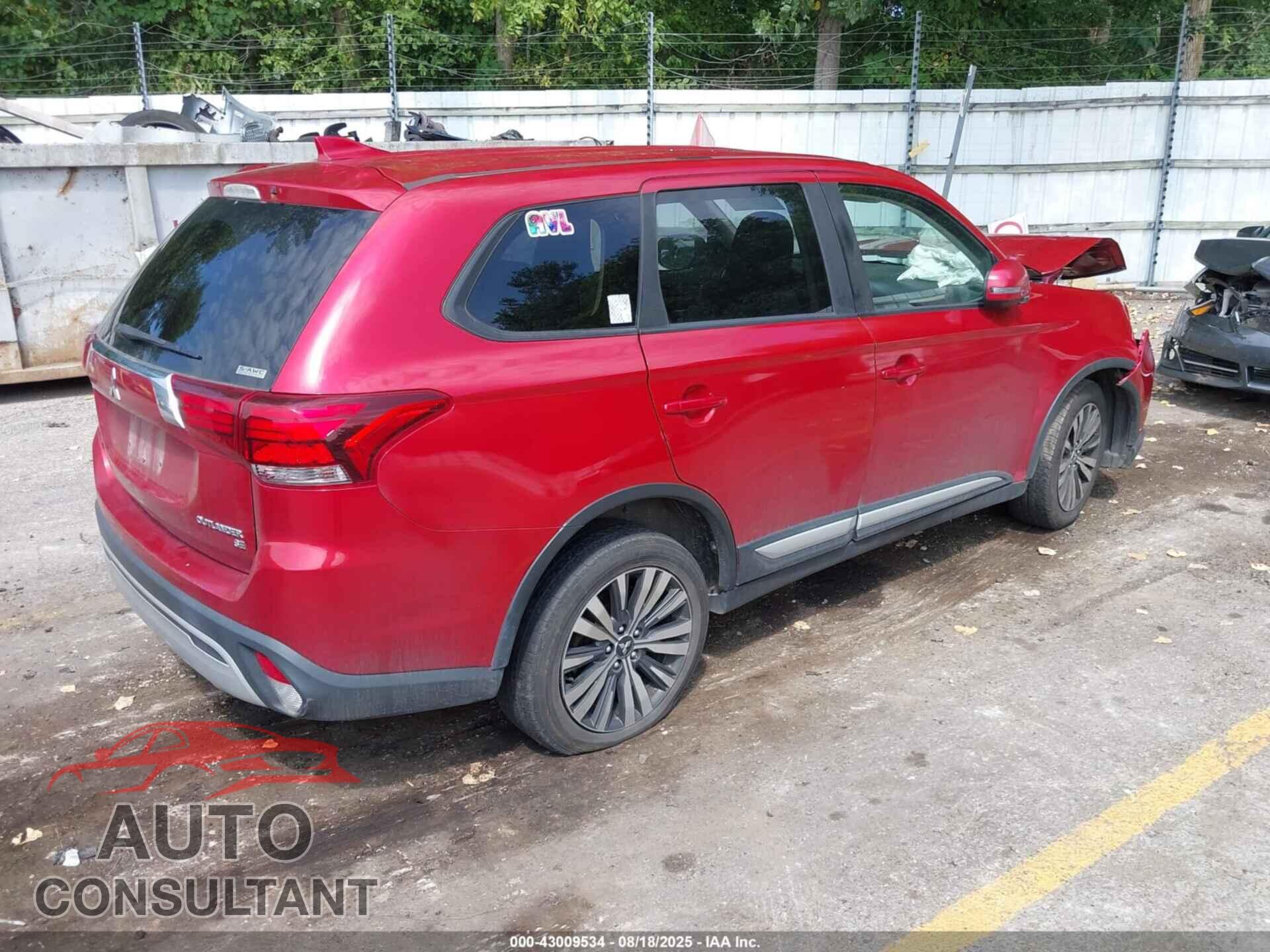MITSUBISHI OUTLANDER 2019 - JA4AZ3A36KZ045330