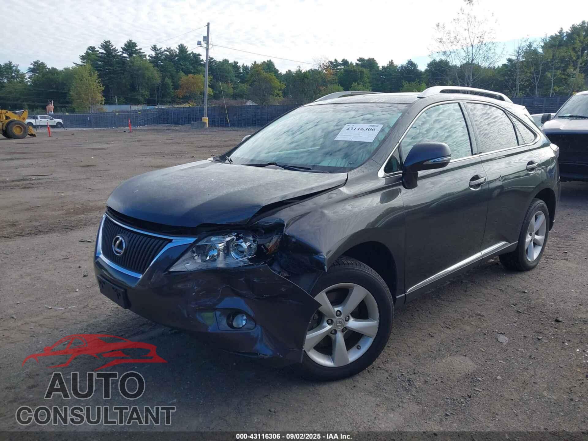 LEXUS RX 350 2010 - 2T2BK1BA0AC046705