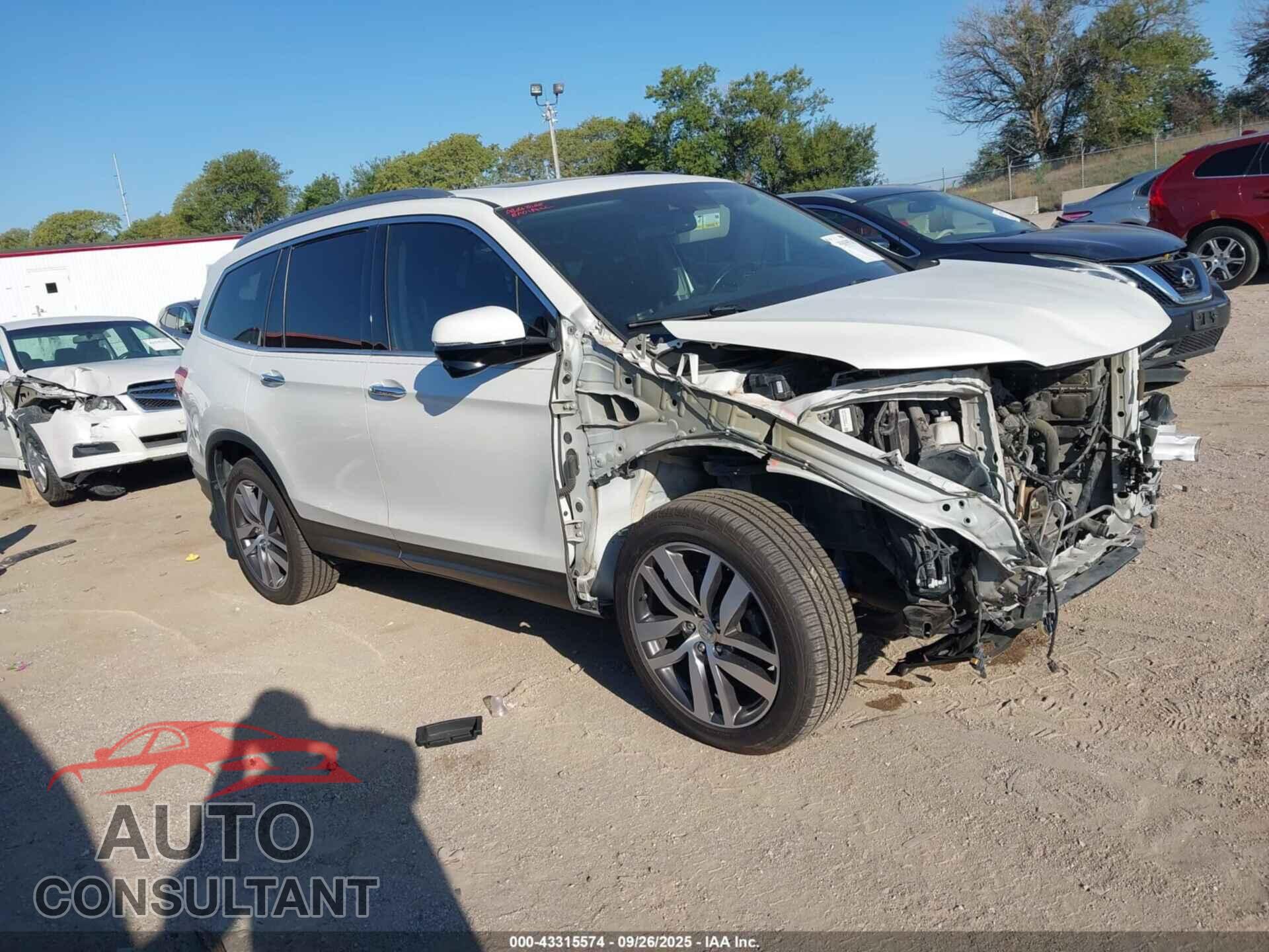 HONDA PILOT 2018 - 5FNYF6H98JB019227