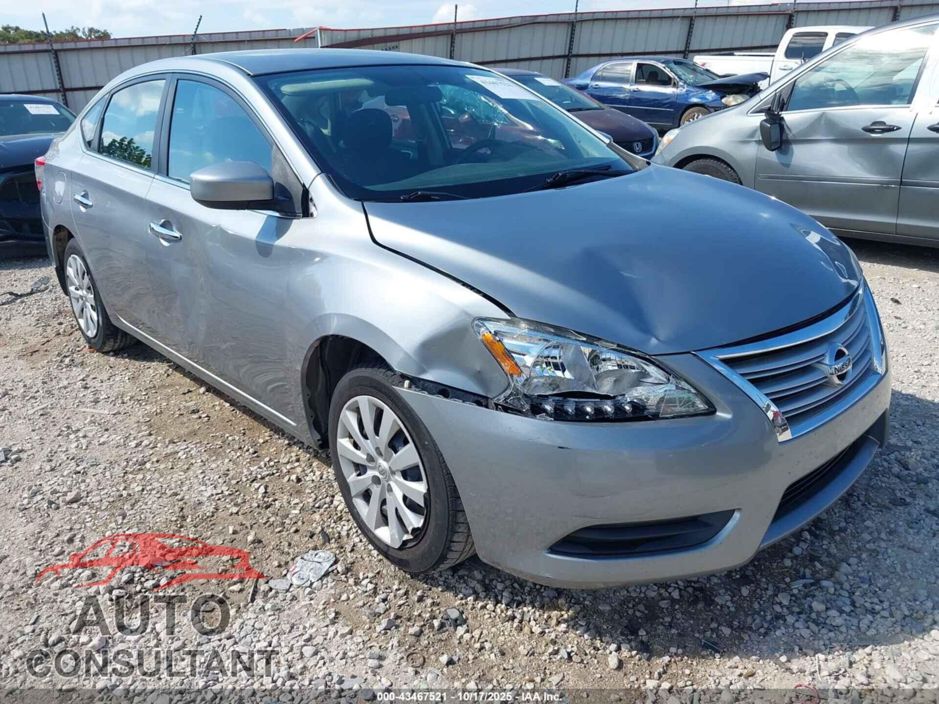NISSAN SENTRA 2014 - 3N1AB7APXEY306268