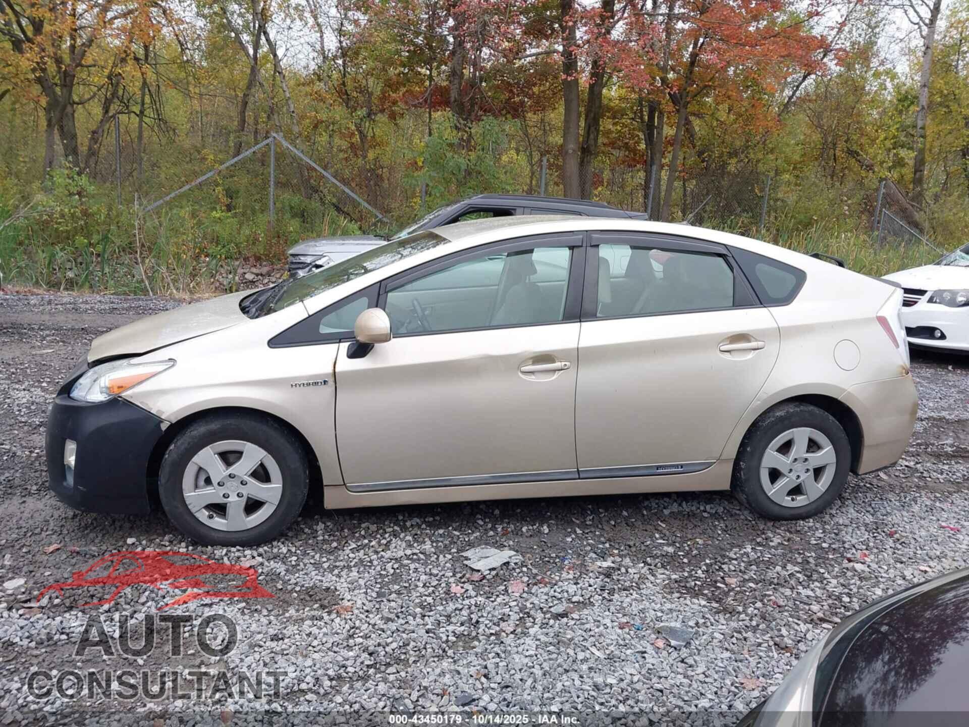 TOYOTA PRIUS 2011 - JTDKN3DU9B0253474