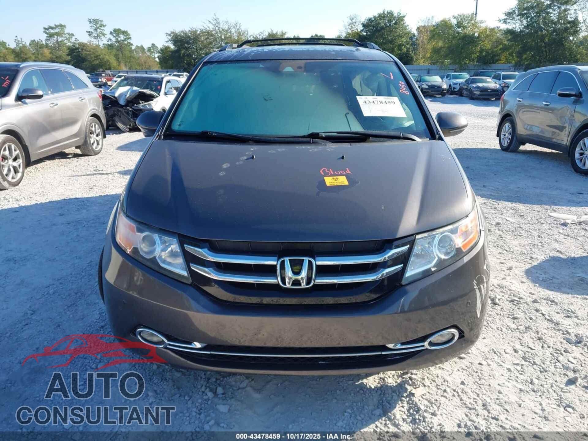 HONDA ODYSSEY 2015 - 5FNRL5H99FB096753