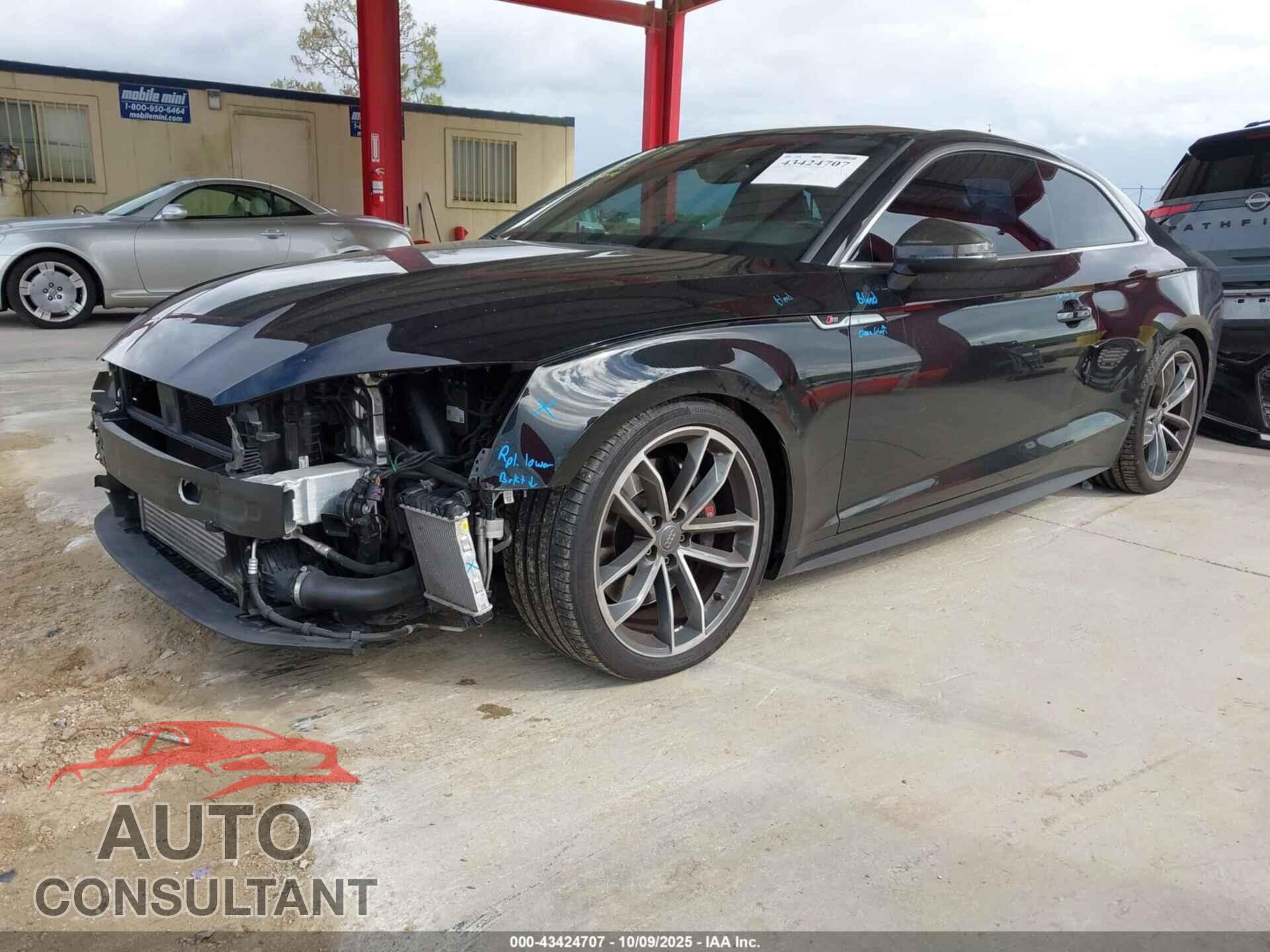 AUDI S5 2018 - WAUP4AF55JA013976
