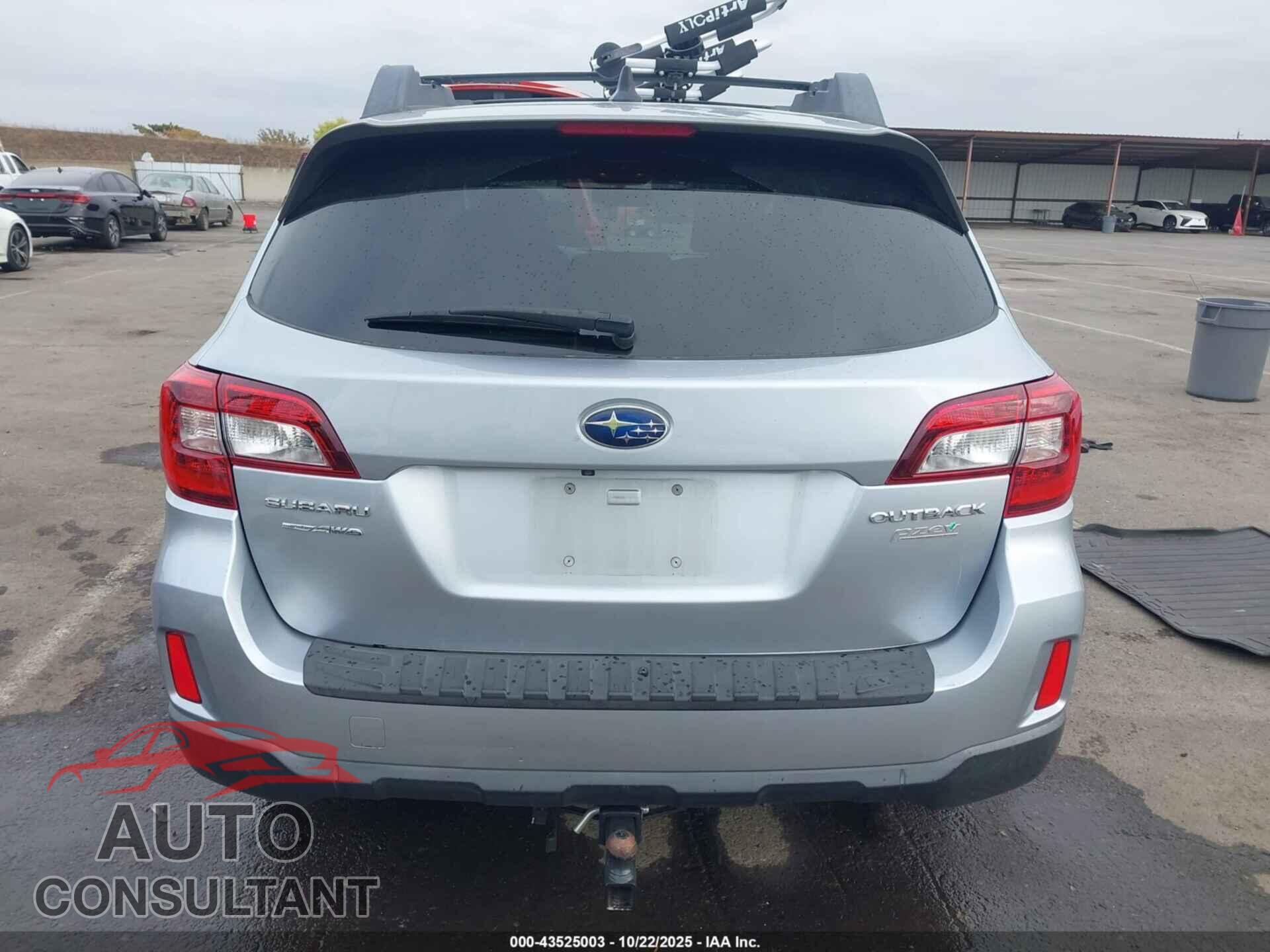 SUBARU OUTBACK 2017 - 4S4BSACC6H3423587