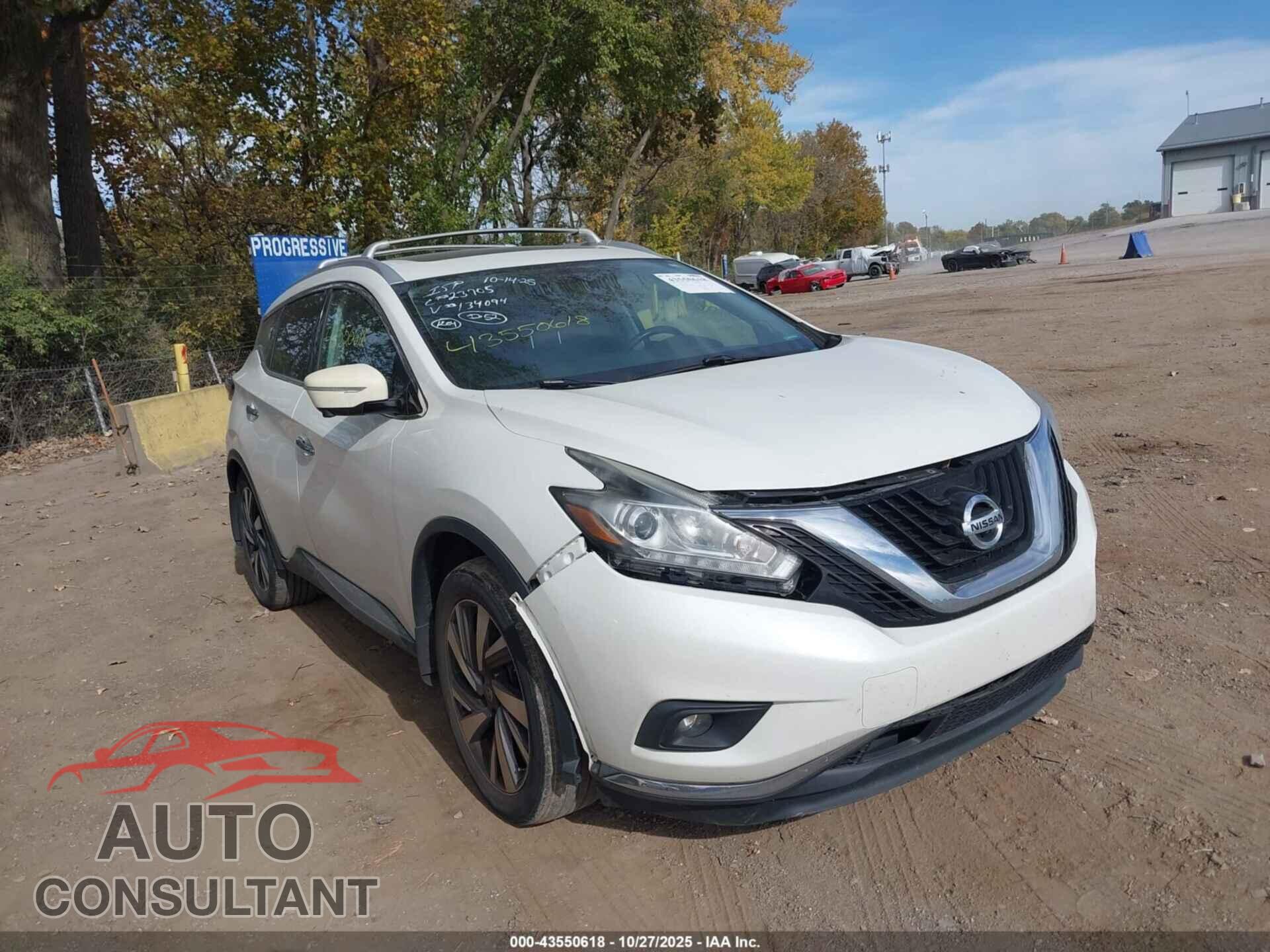 NISSAN MURANO 2018 - 5N1AZ2MH4JN134094