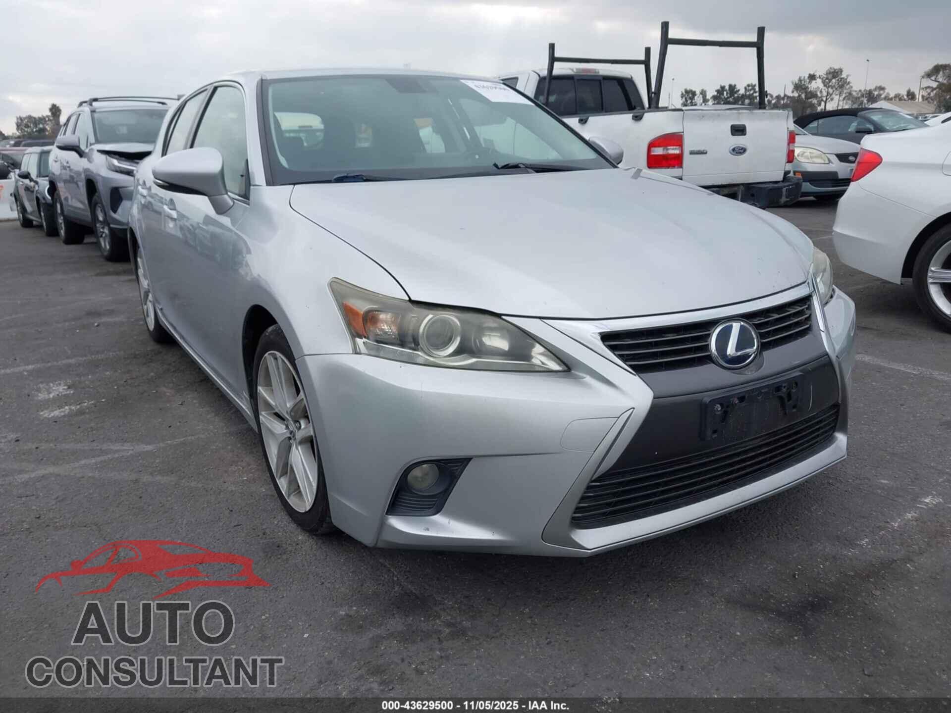 LEXUS CT 200H 2014 - JTHKD5BH8E2180514