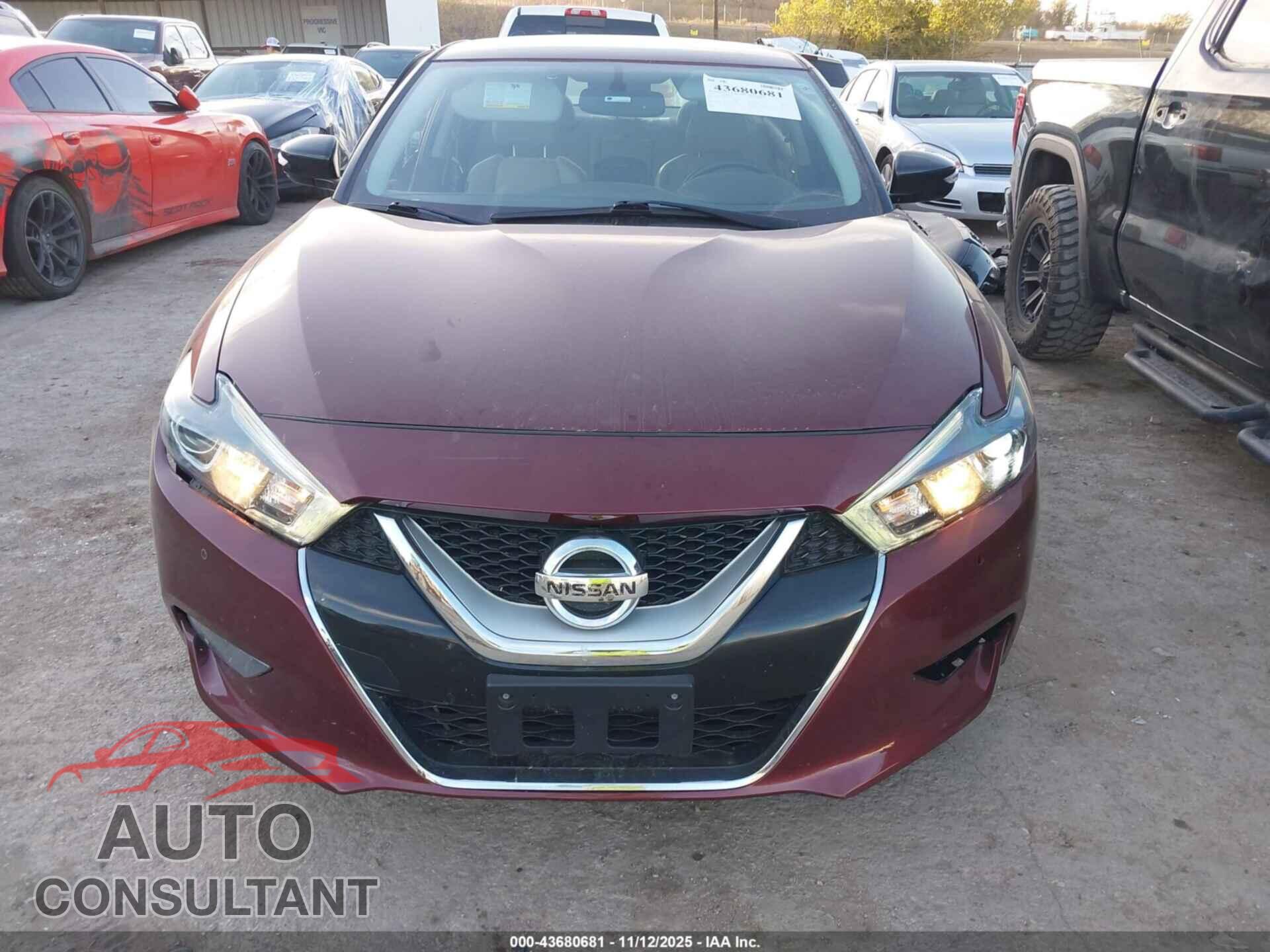 NISSAN MAXIMA 2016 - 1N4AA6APXGC381368