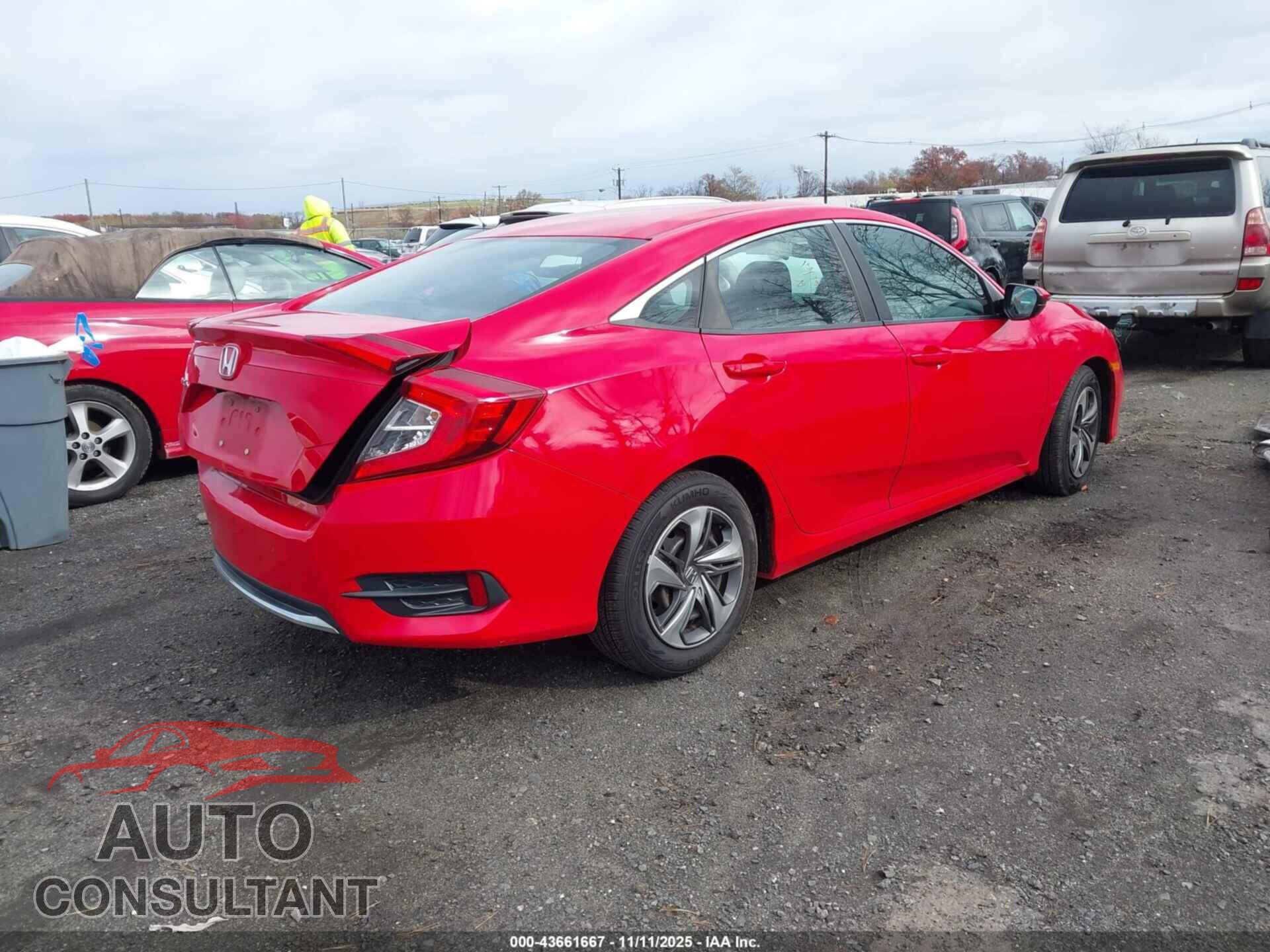 HONDA CIVIC 2019 - 2HGFC2F62KH567562