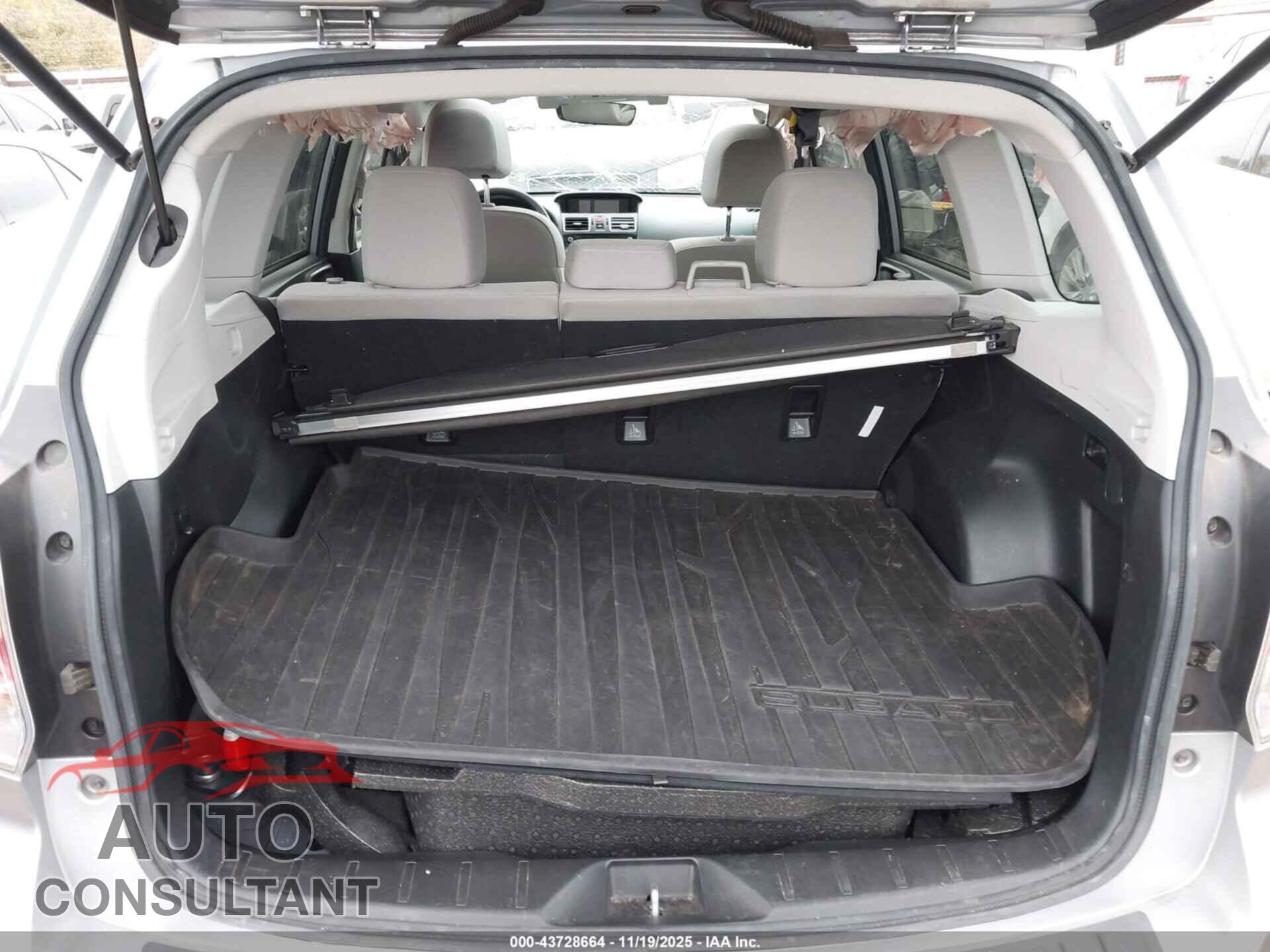 SUBARU FORESTER 2017 - JF2SJAGC8HH514544