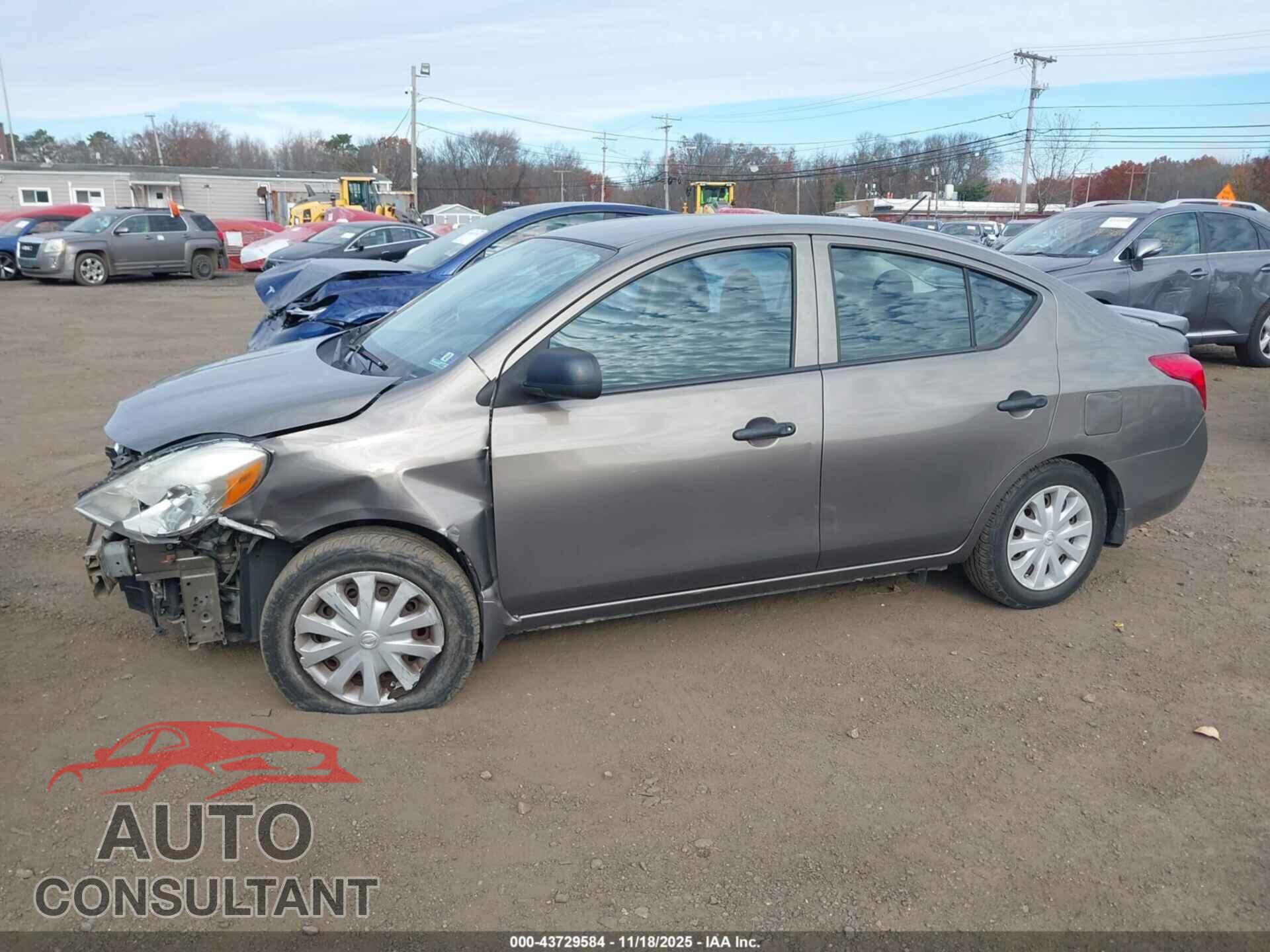 NISSAN VERSA 2013 - 3N1CN7APXDL858722