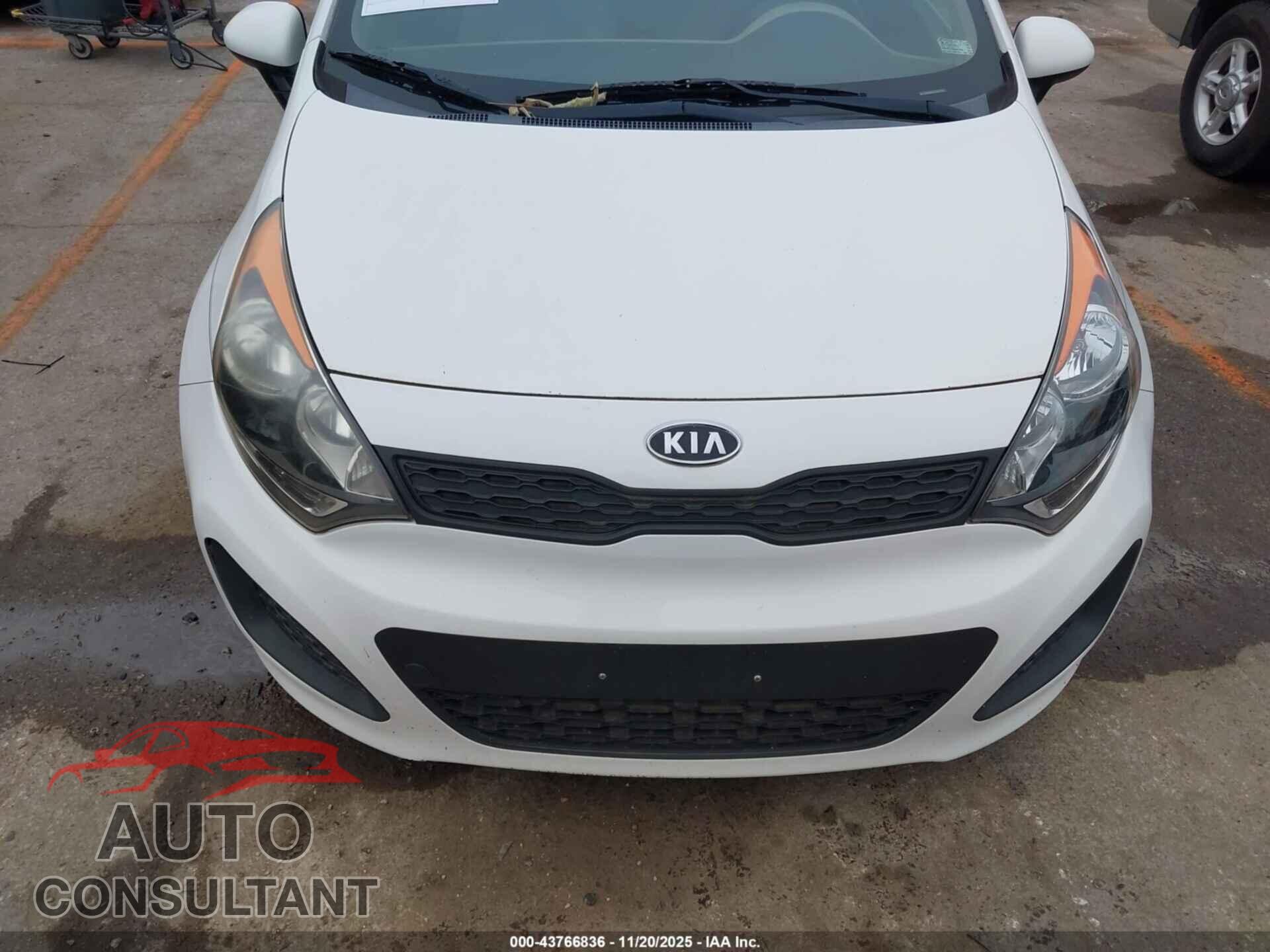 KIA RIO5 2012 - KNADM5A30C6027760