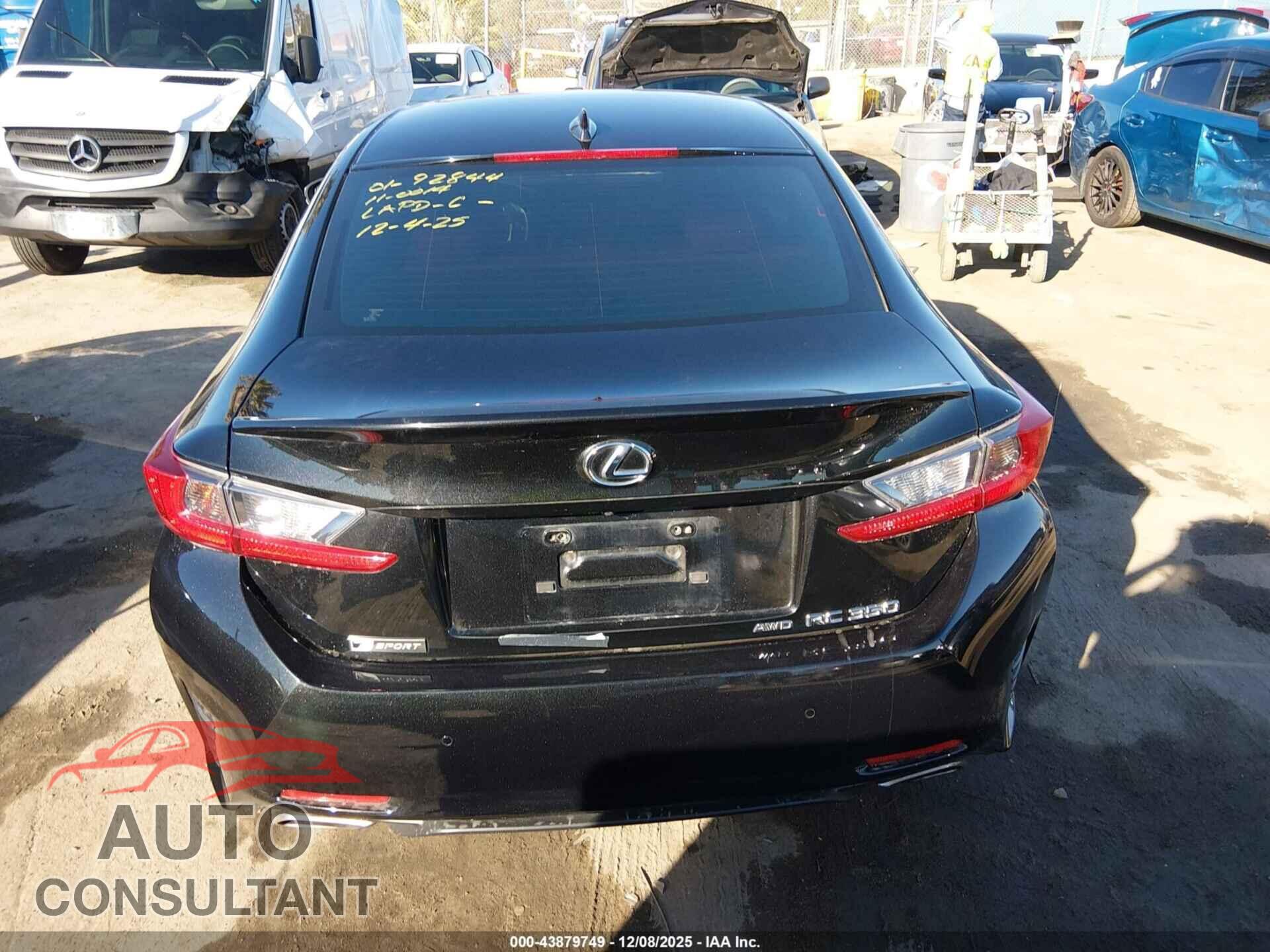 LEXUS RC 350 2017 - JTHSE5BC1H5008376