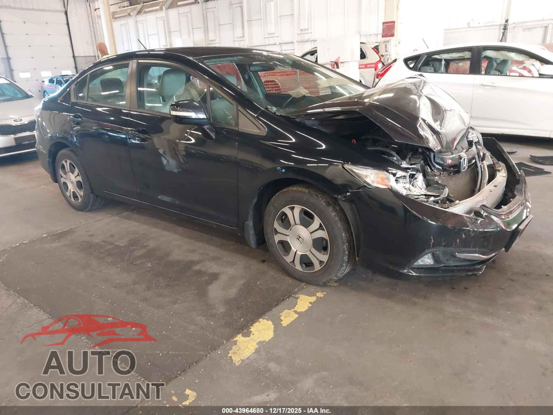 HONDA CIVIC HYBRID 2013 - 19XFB4F26DE002529