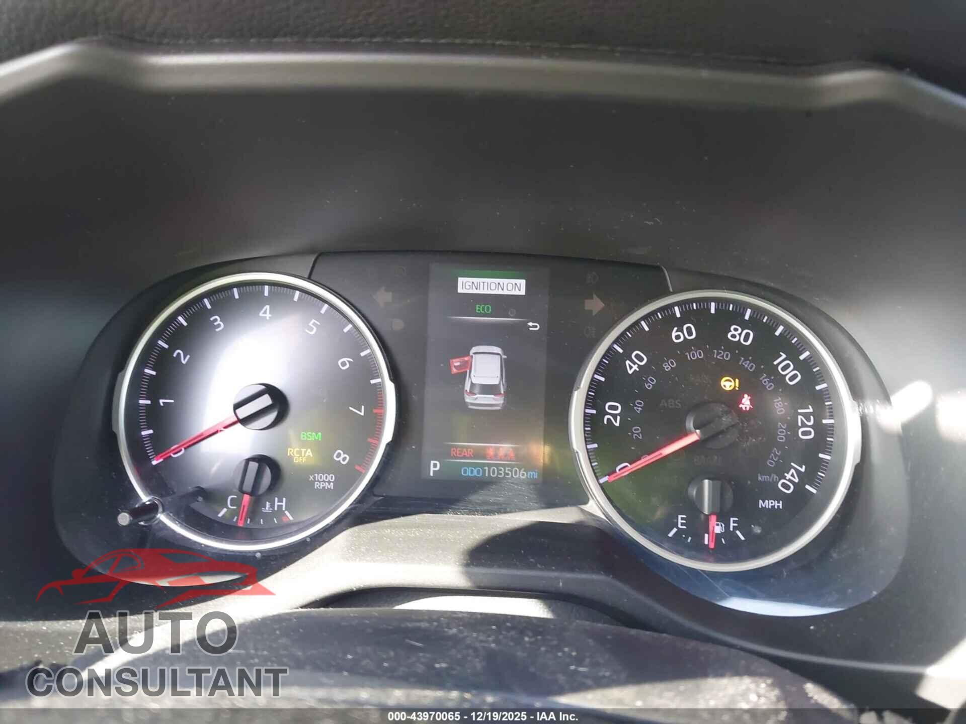 TOYOTA RAV4 2019 - 2T3W1RFVXKW003355