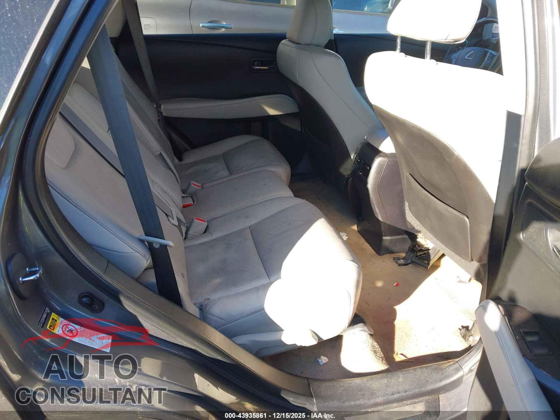 LEXUS RX 350 2014 - 2T2ZK1BA6EC142990