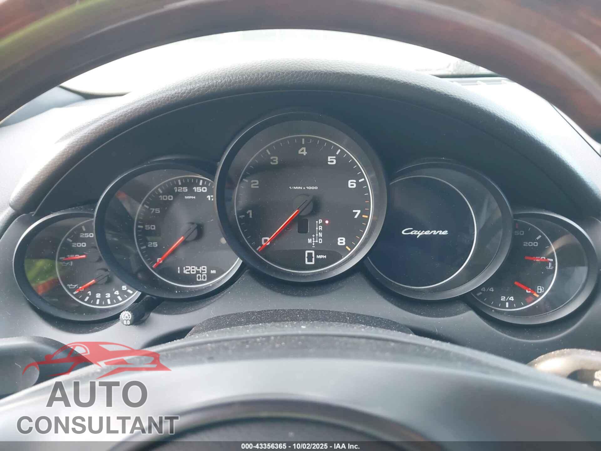 PORSCHE CAYENNE 2012 - WP1AA2A21CLA00667