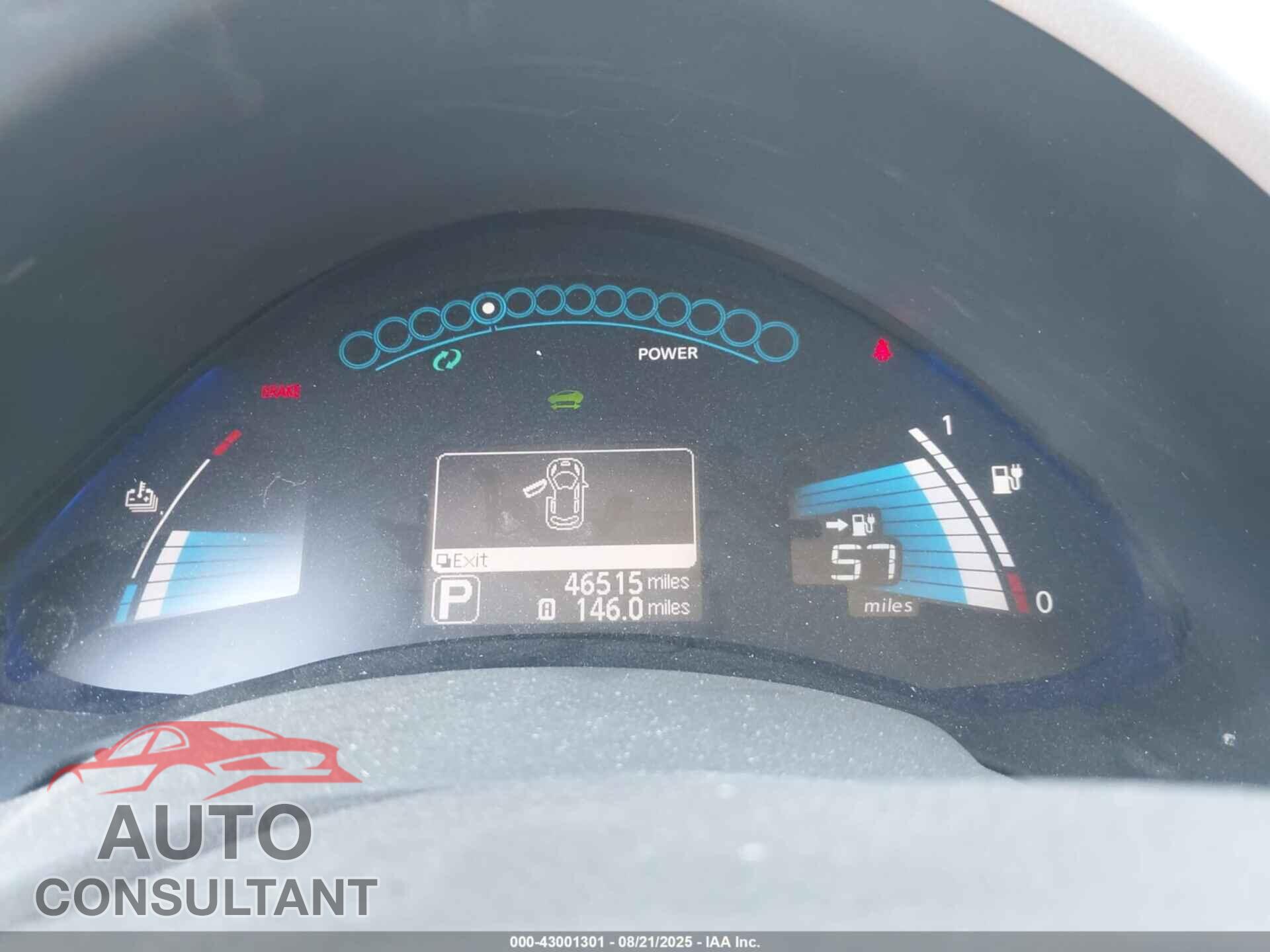 NISSAN LEAF 2013 - 1N4AZ0CP2DC410702