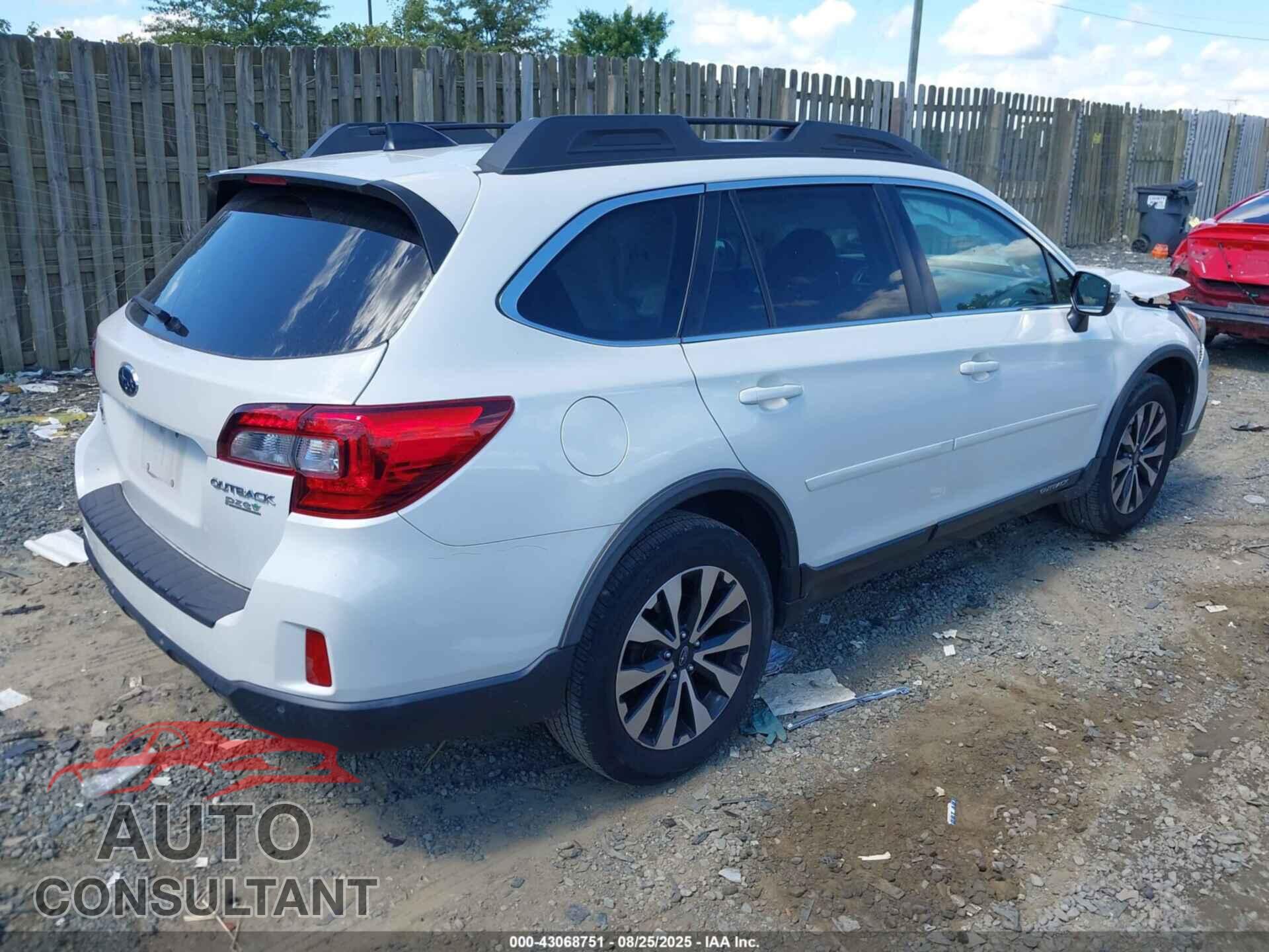 SUBARU OUTBACK 2017 - 4S4BSANC7H3387924