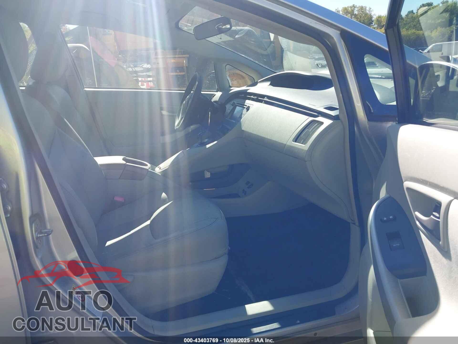 TOYOTA PRIUS 2012 - JTDKN3DU9C1525775