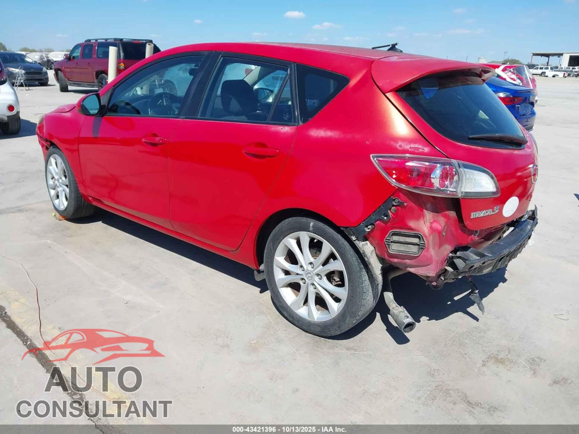 MAZDA MAZDA3 2013 - JM1BL1L74D1719914