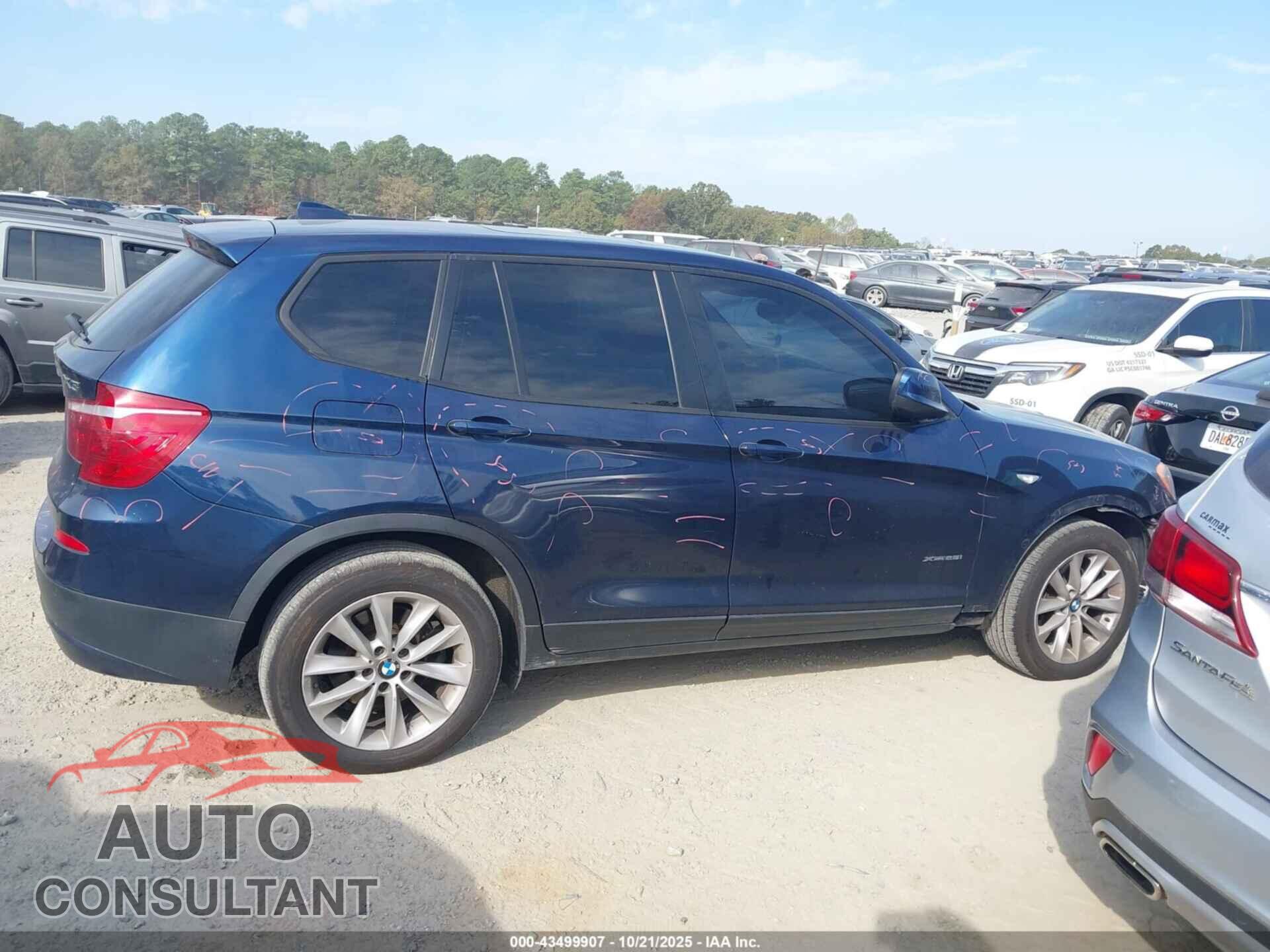 BMW X3 2013 - 5UXWX9C58D0A10896