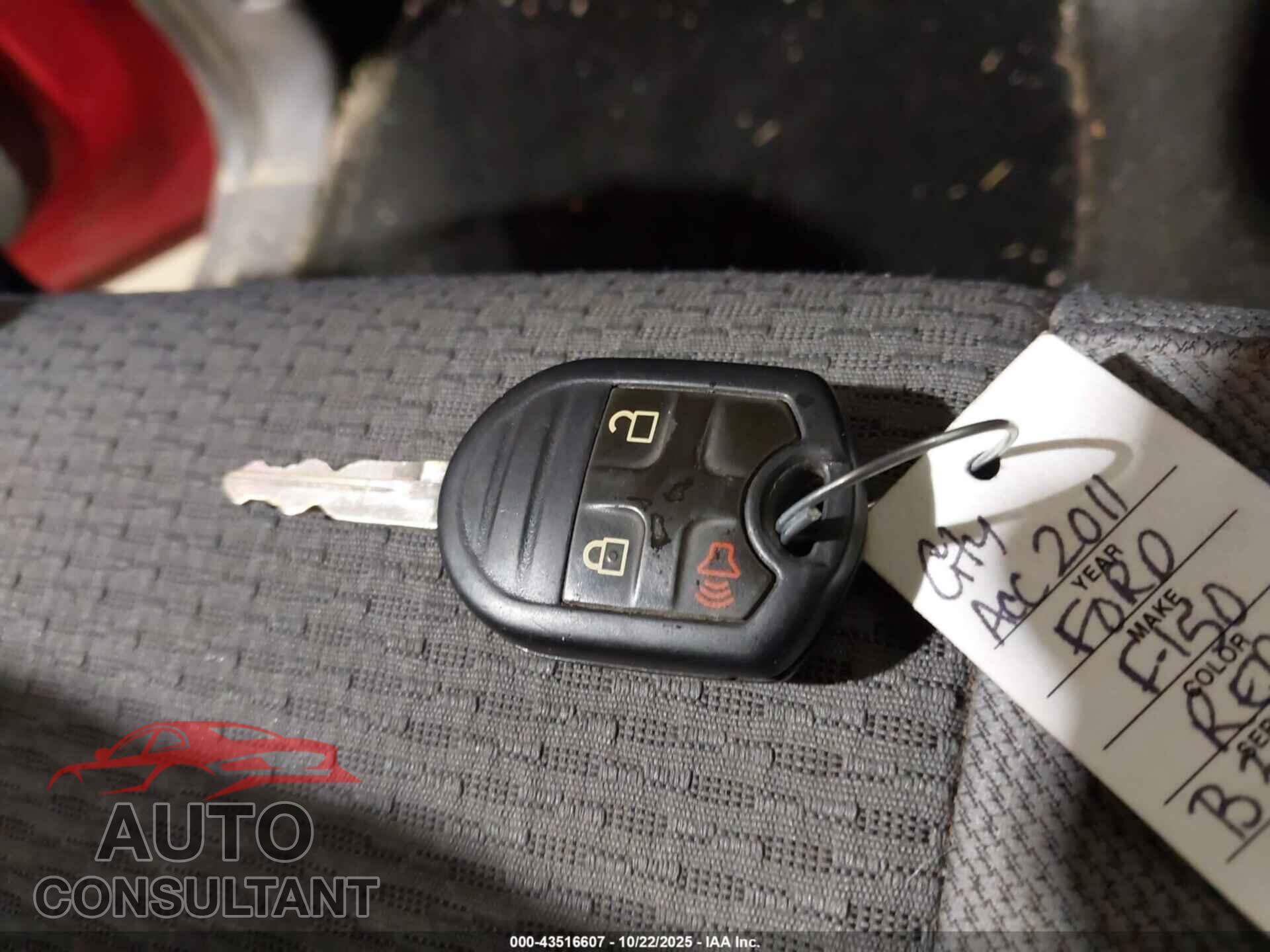 FORD F-150 2011 - 1FTFX1EF1BFB30524