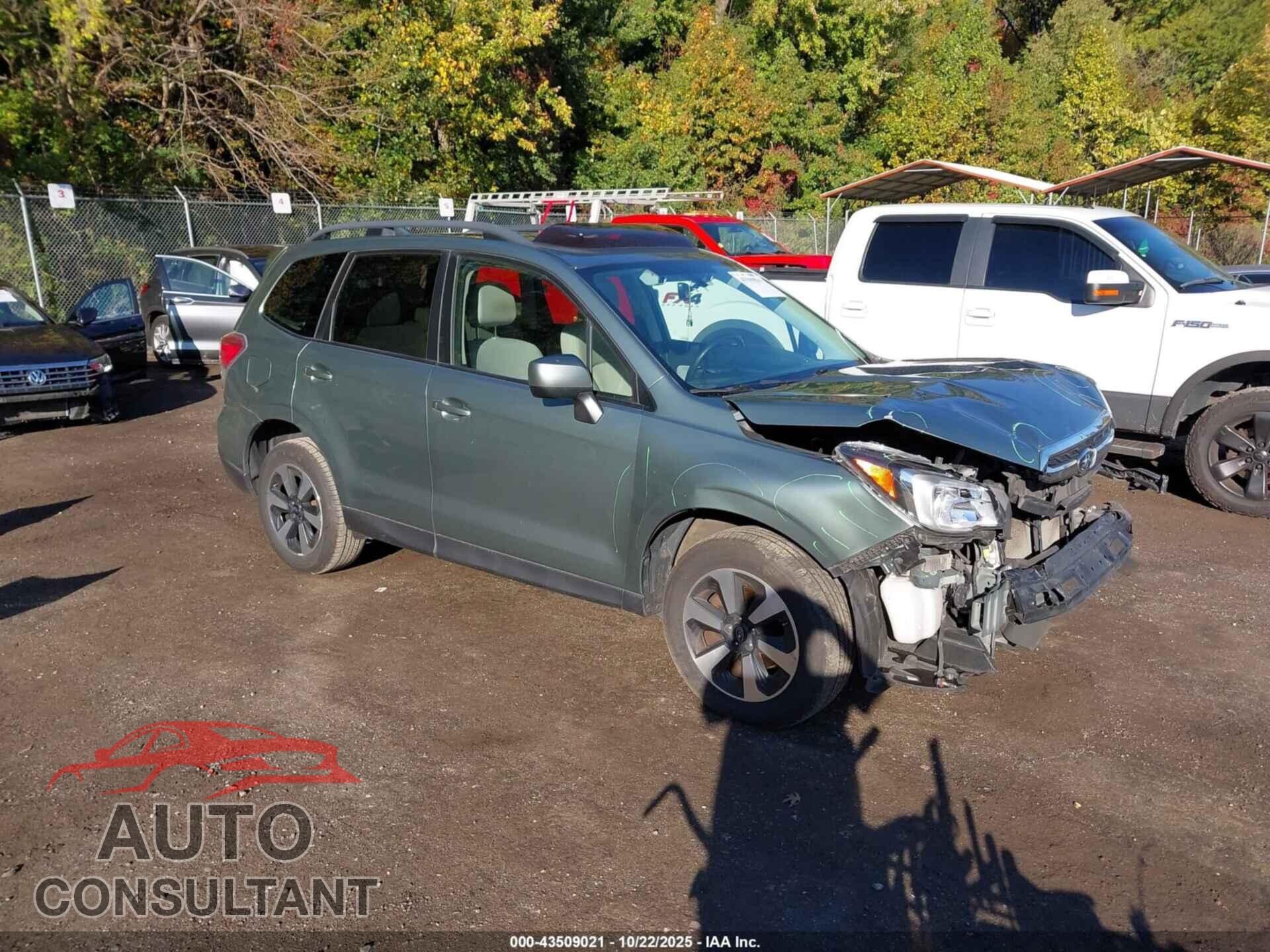 SUBARU FORESTER 2017 - JF2SJAGCXHH491526