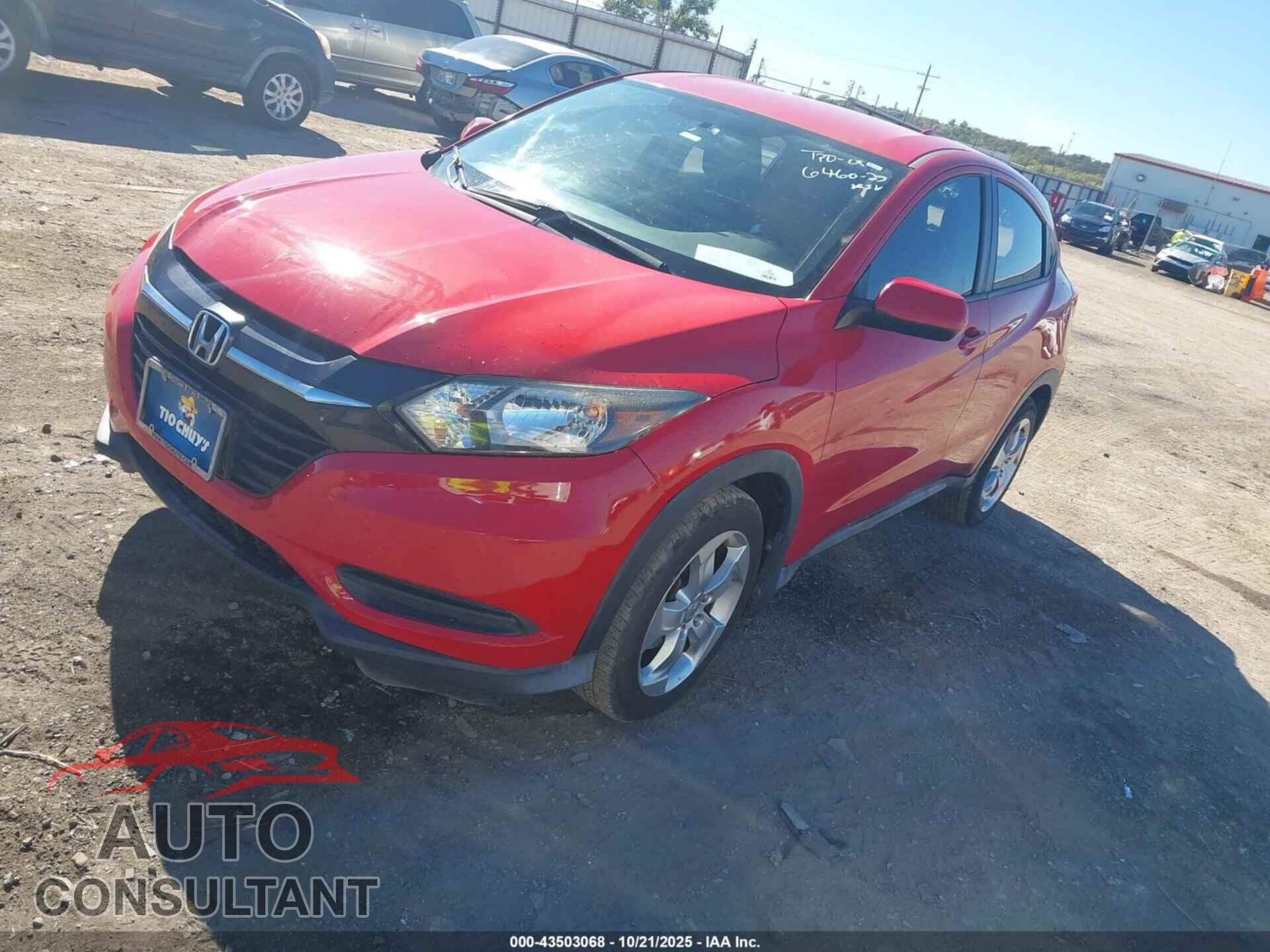 HONDA HR-V 2016 - 3CZRU5H36GM709704