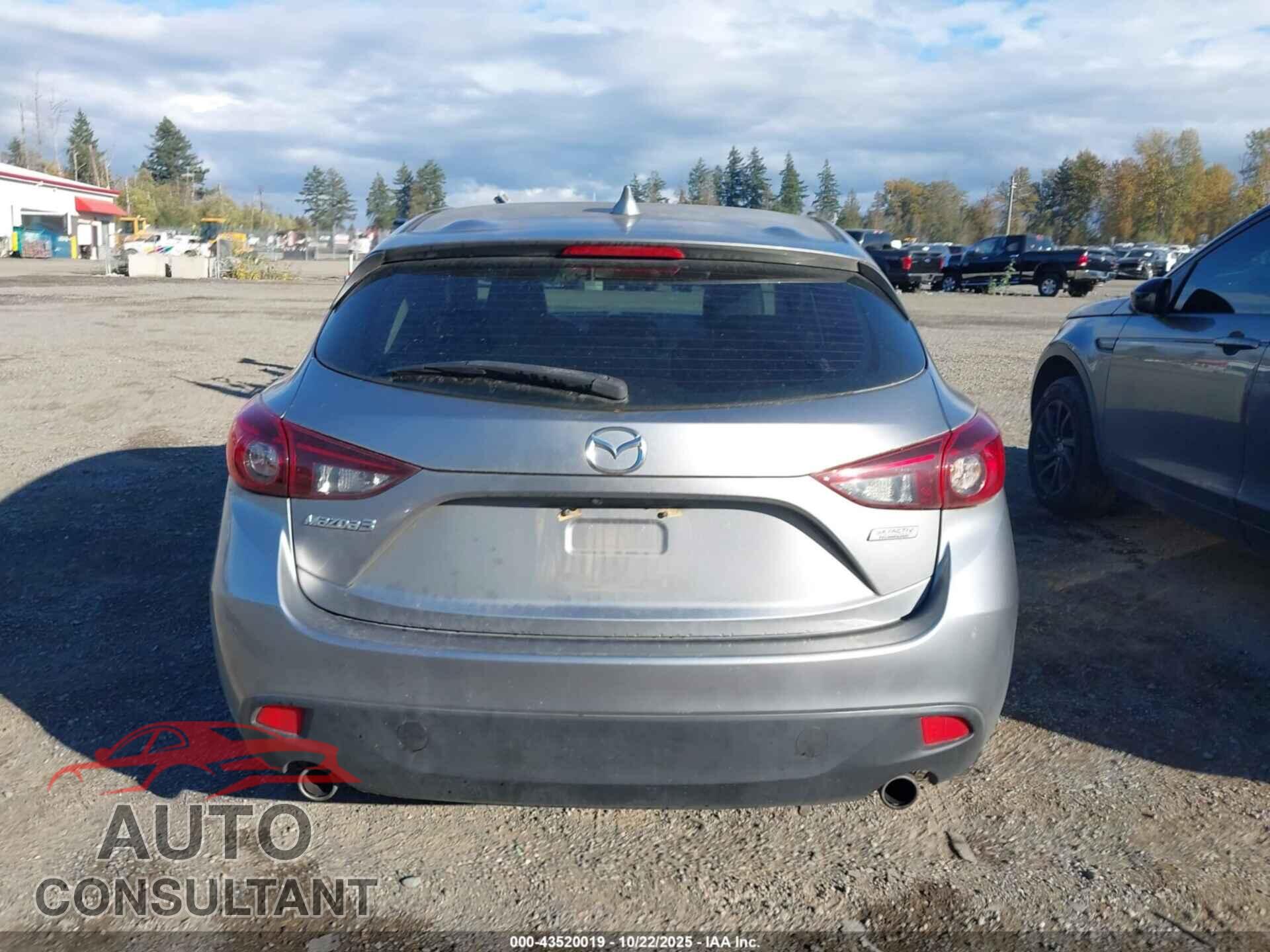 MAZDA MAZDA3 2015 - JM1BM1L36F1220982