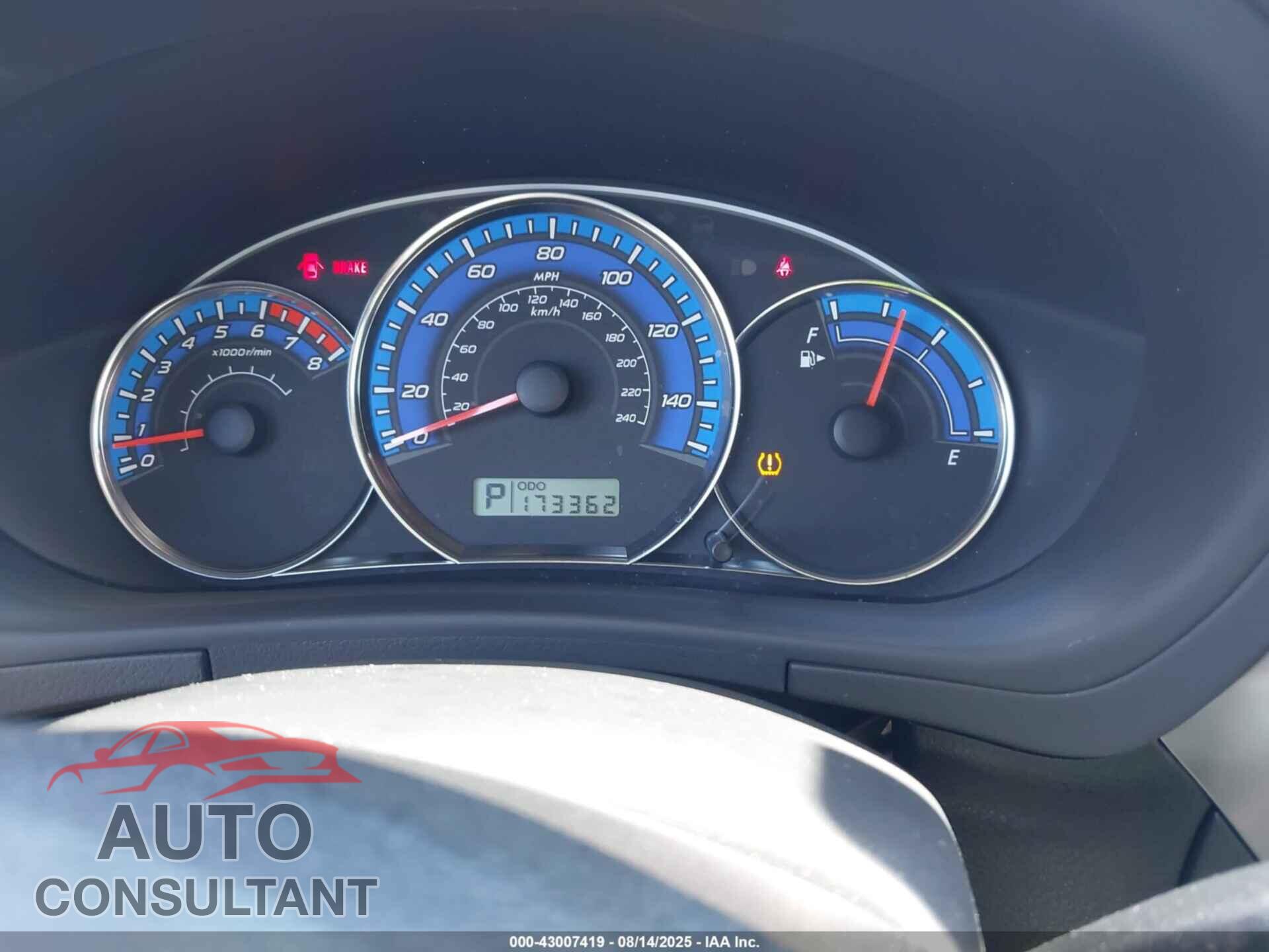 SUBARU FORESTER 2009 - JF2SH63649H793291